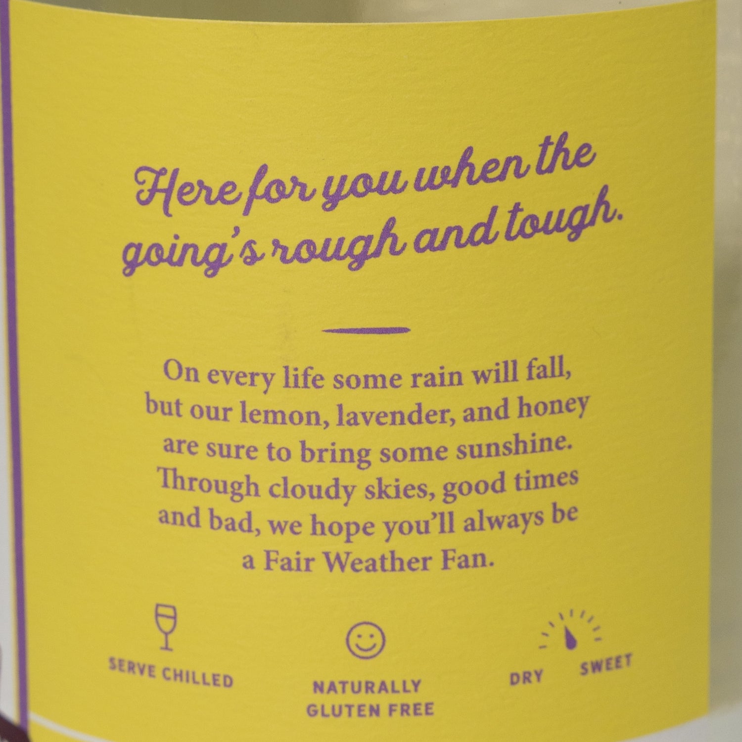 In Store Pickup Or Local Delivery Only: Fair Weather Fan Lemon Lavende