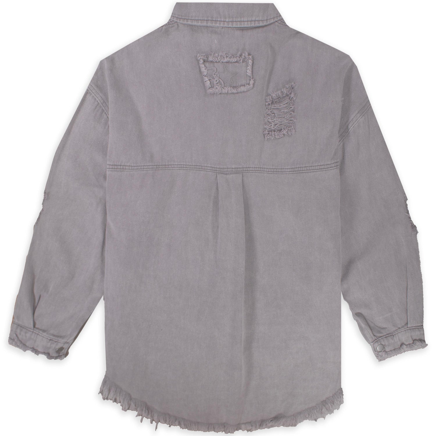 Distressed Buttondown Jacket
