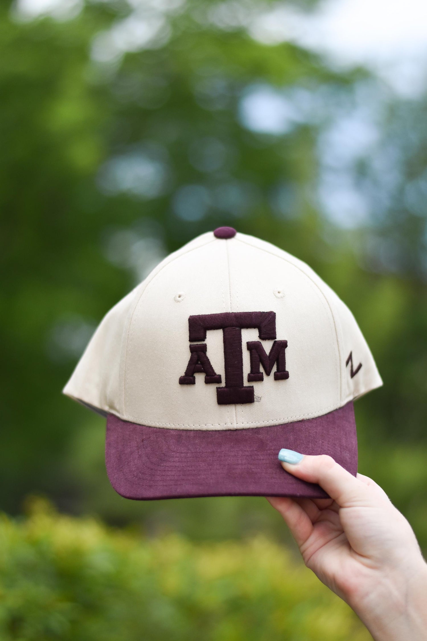 Texas A&M Back Then Vintage Block Atm Cap