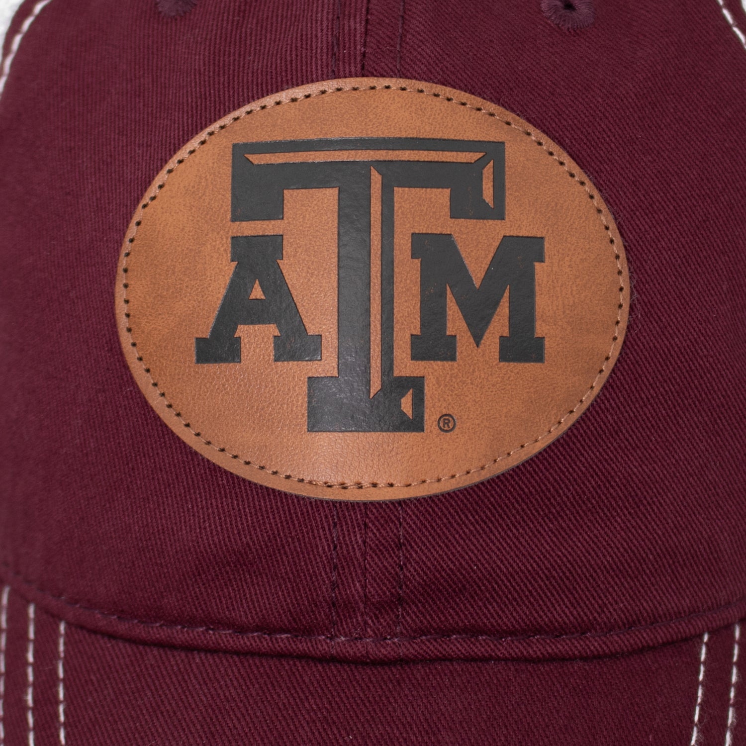 Texas A&M Aggies Fleet Leather Patch Hat