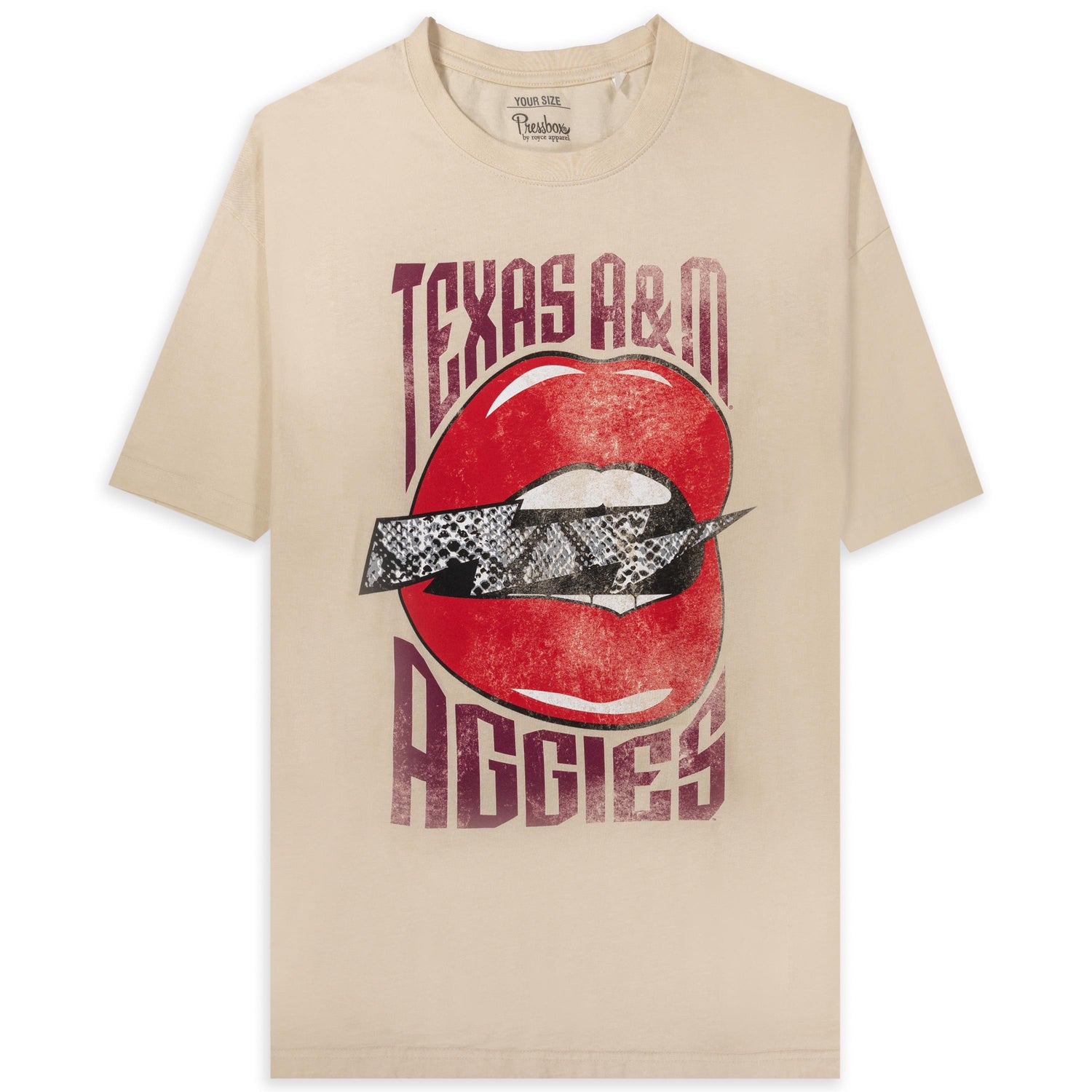 Texas A&M Rock & Roll Ivory T-Shirt