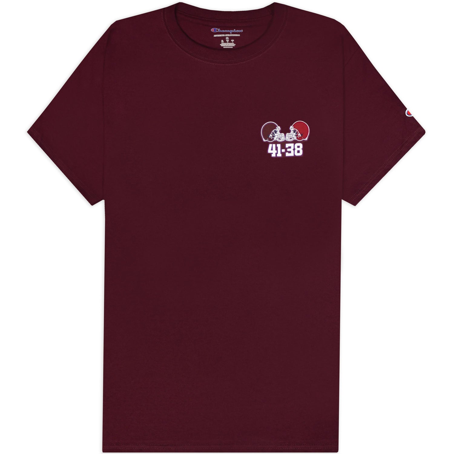 Maroon We Ain't Done Yet Rushing The Field T-Shirt