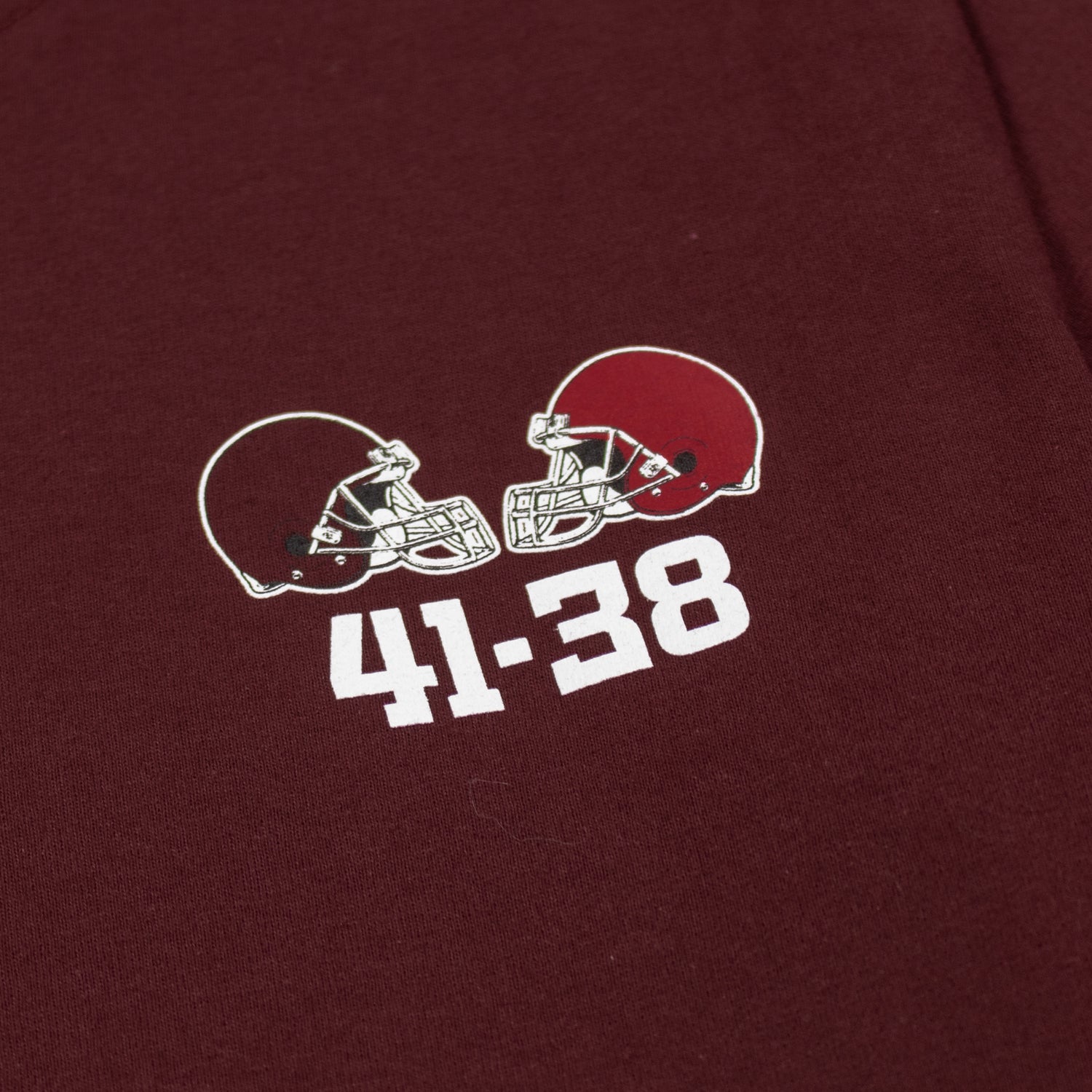 Maroon We Ain't Done Yet Rushing The Field T-Shirt