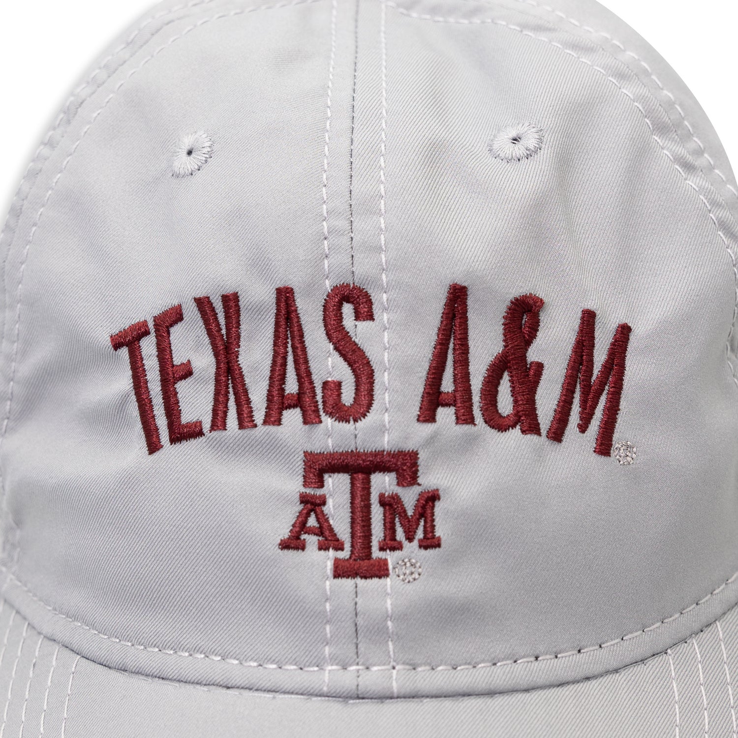 Texas A&M Cool Fit Arch Grey Hat