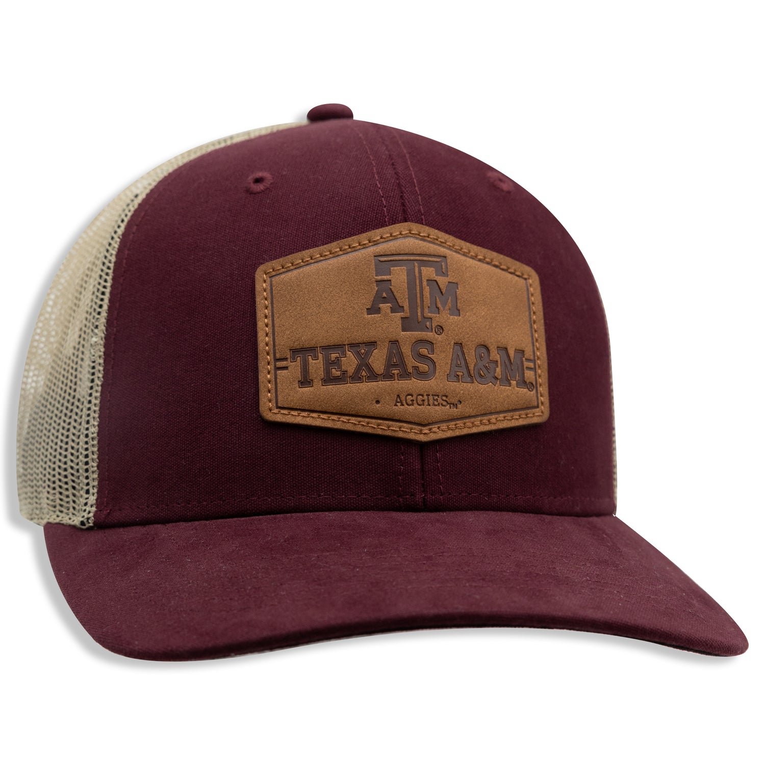 Texas A&M Rawhide Trucker Patch Hat