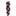 Azarhia Maroon Animal Print Top Knot Headband