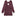 Deep Maroon V-Neck Ruched Long Sleeve Dress