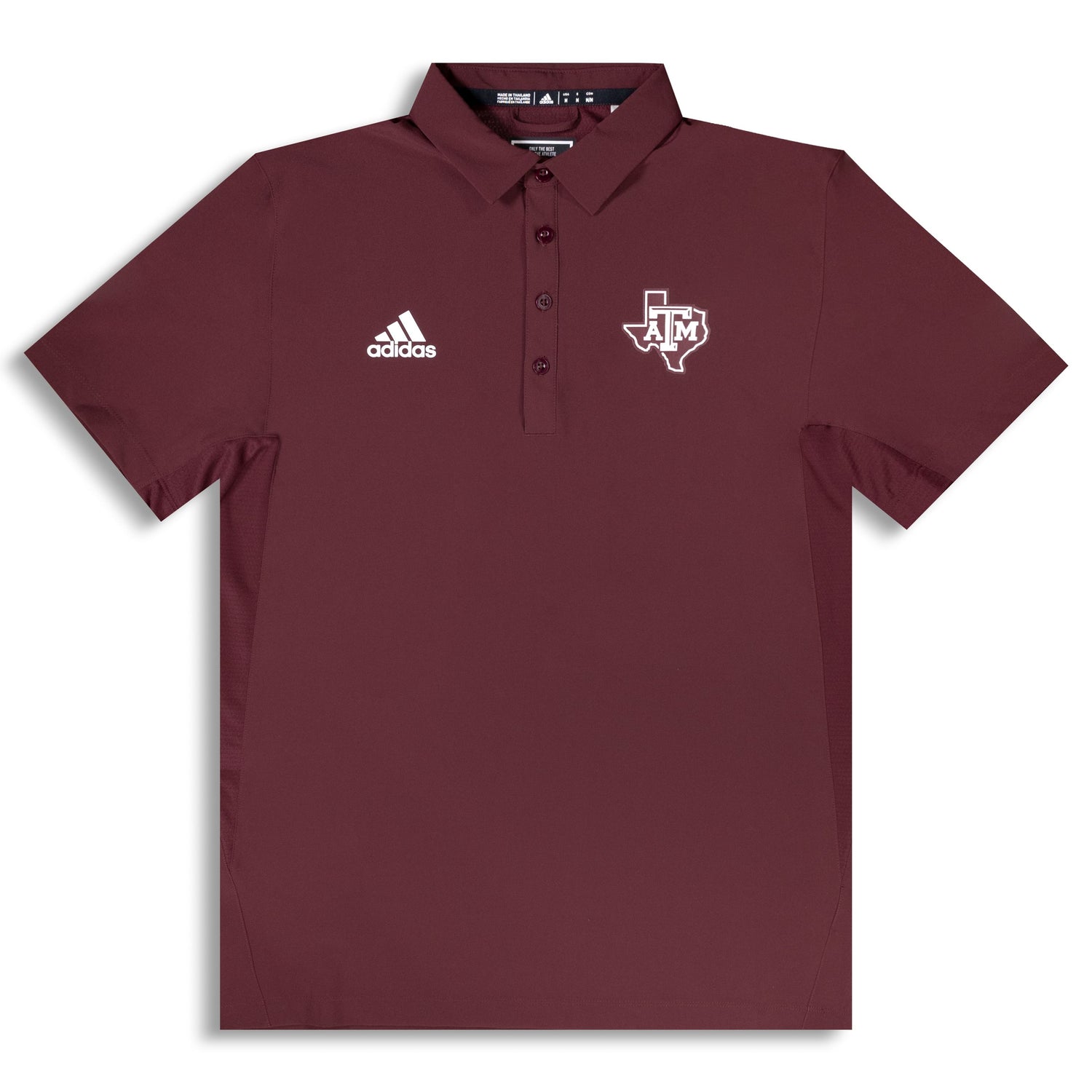 maroon polo shirt