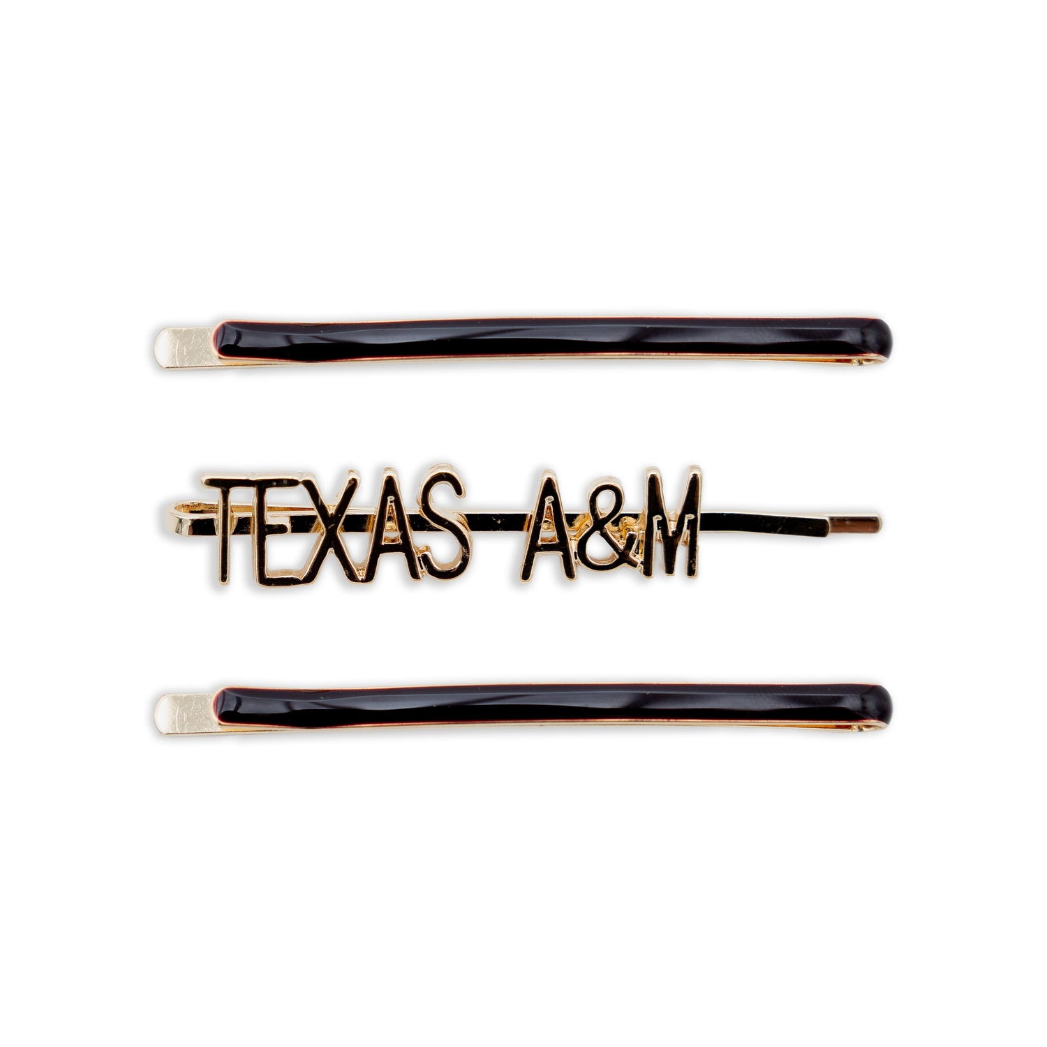 Texas A&M Gold Bobby Pin Set