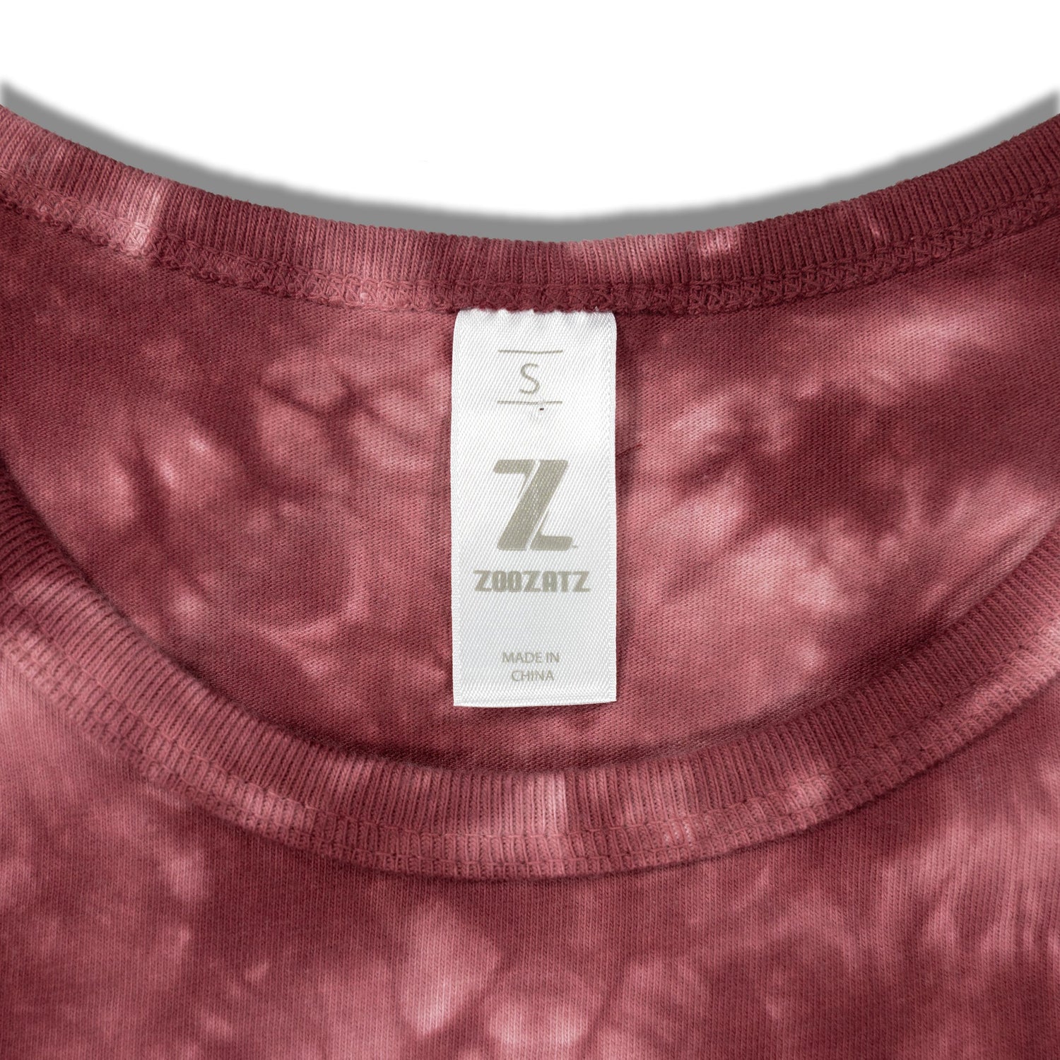 CLOUD WASH SCRIPT TAIL CROP TEE