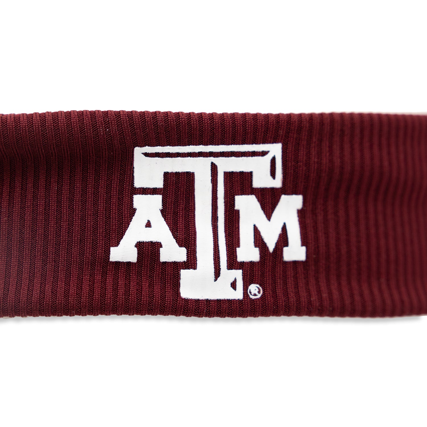 Texas A&M Ribbed Bow Headband
