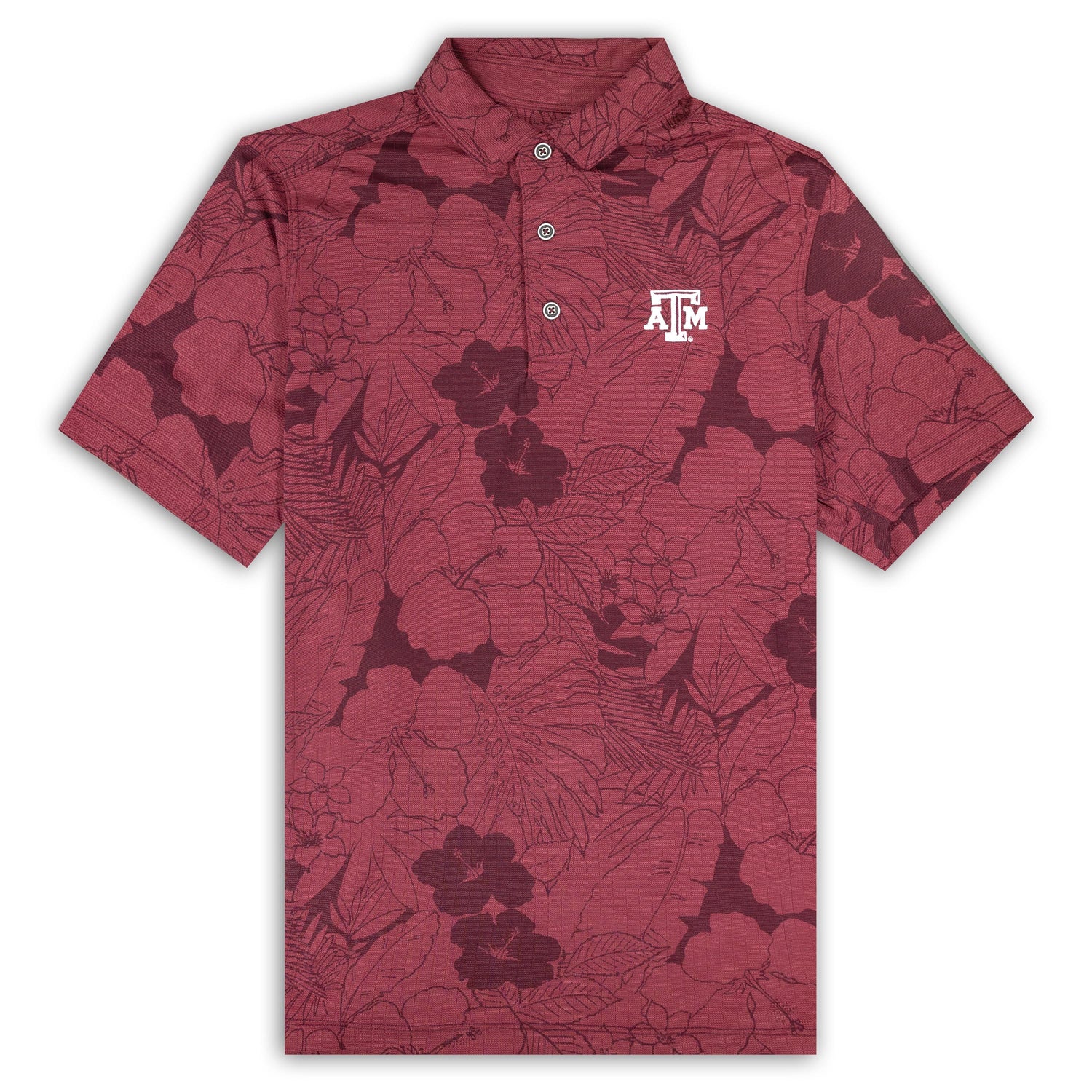 Texas A&M Tommy Bahama Miramar Blooms Polo