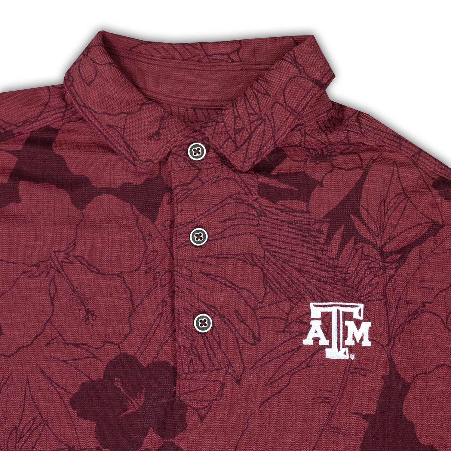 Texas A&M Tommy Bahama Miramar Blooms Polo