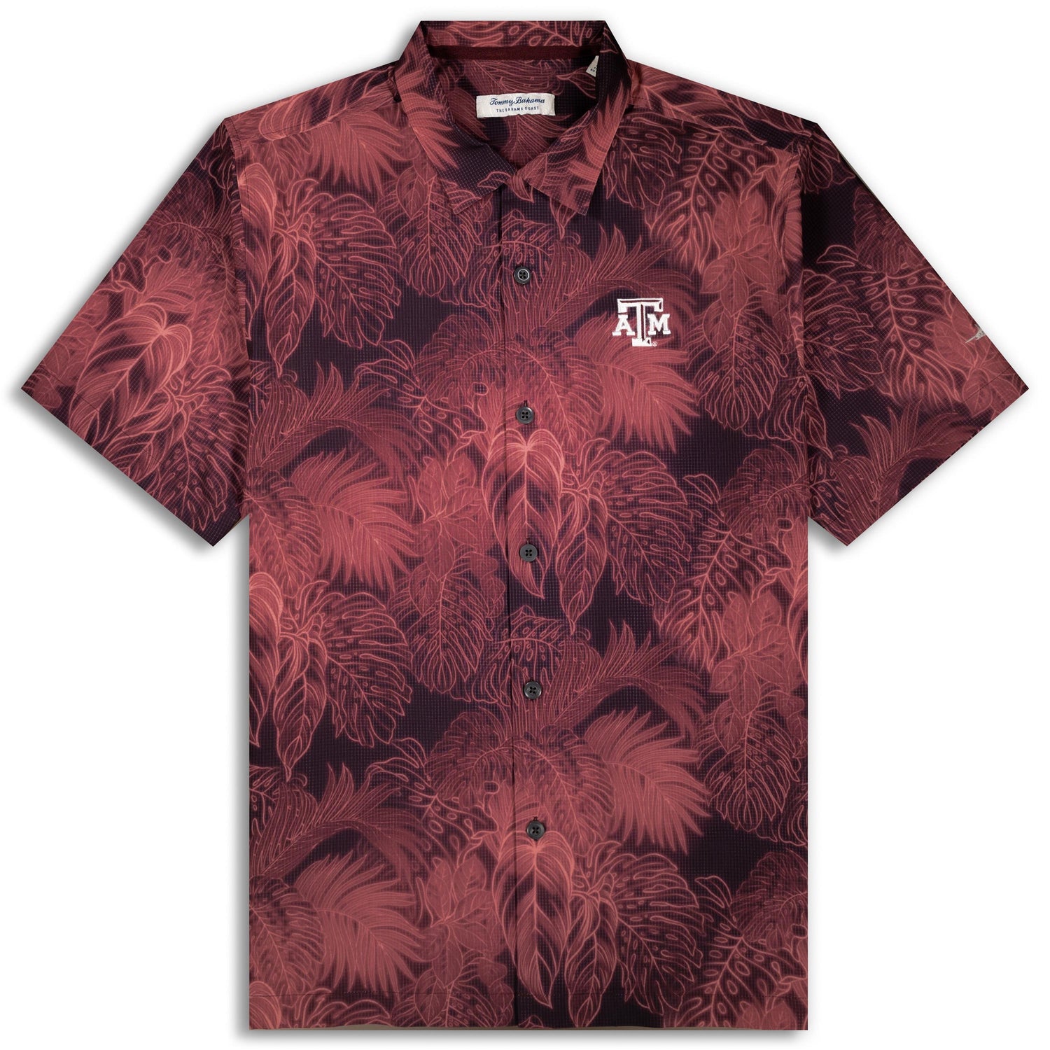 Texas A&M Sport Bahama Coast Luminescent Fronds Button Down