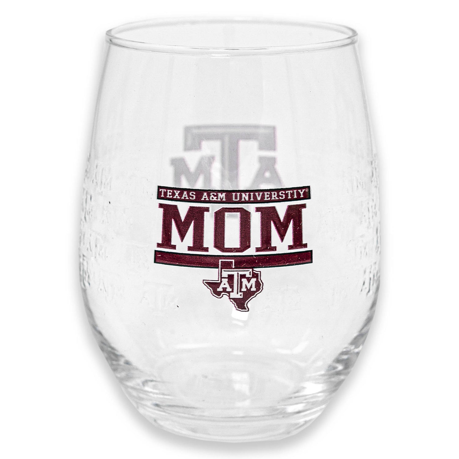 Texas A&M 15Oz Mom Stemless