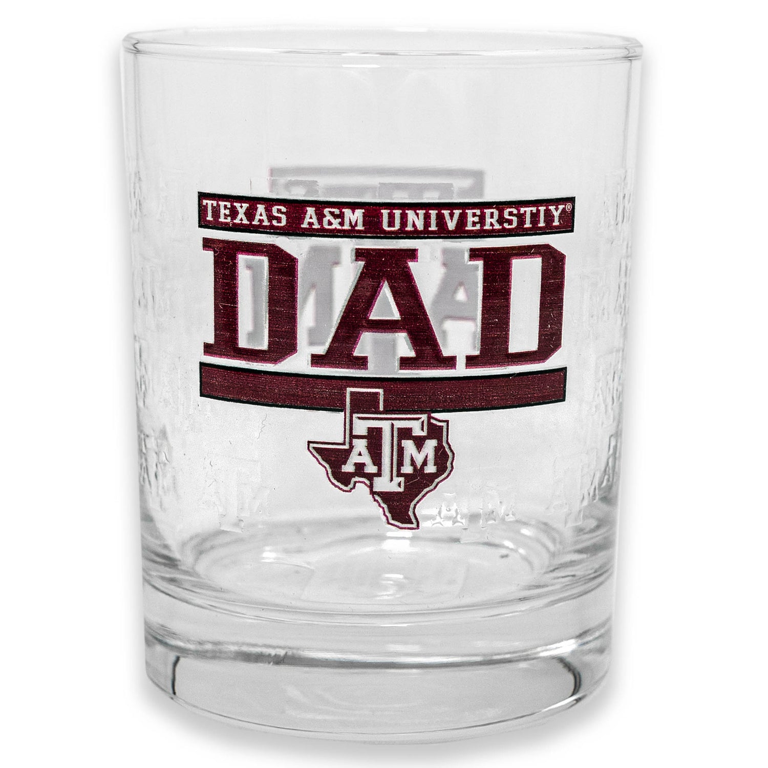 Texas A&M 14Oz Dad Glass