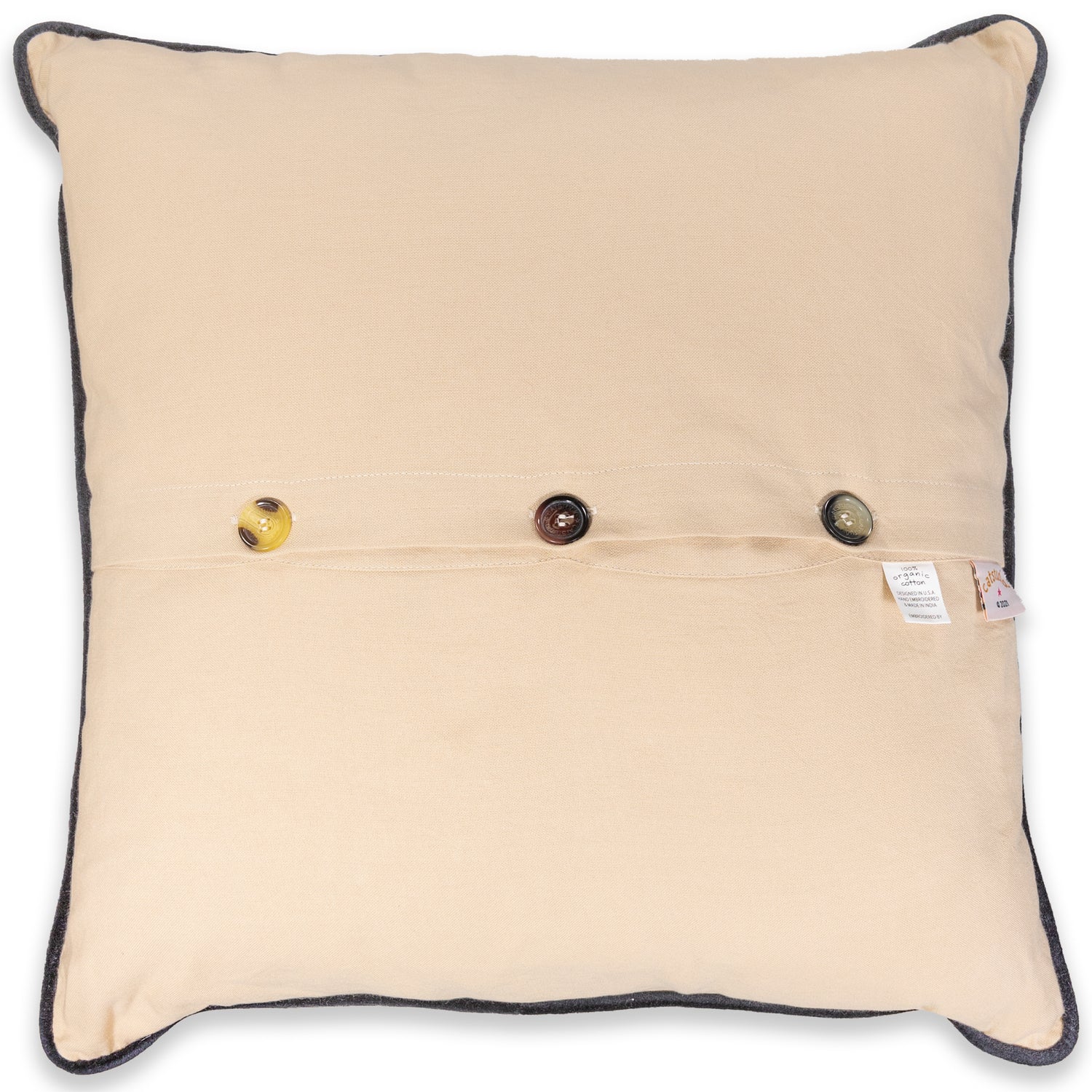 Texas CatStudio Embroidered Pillow