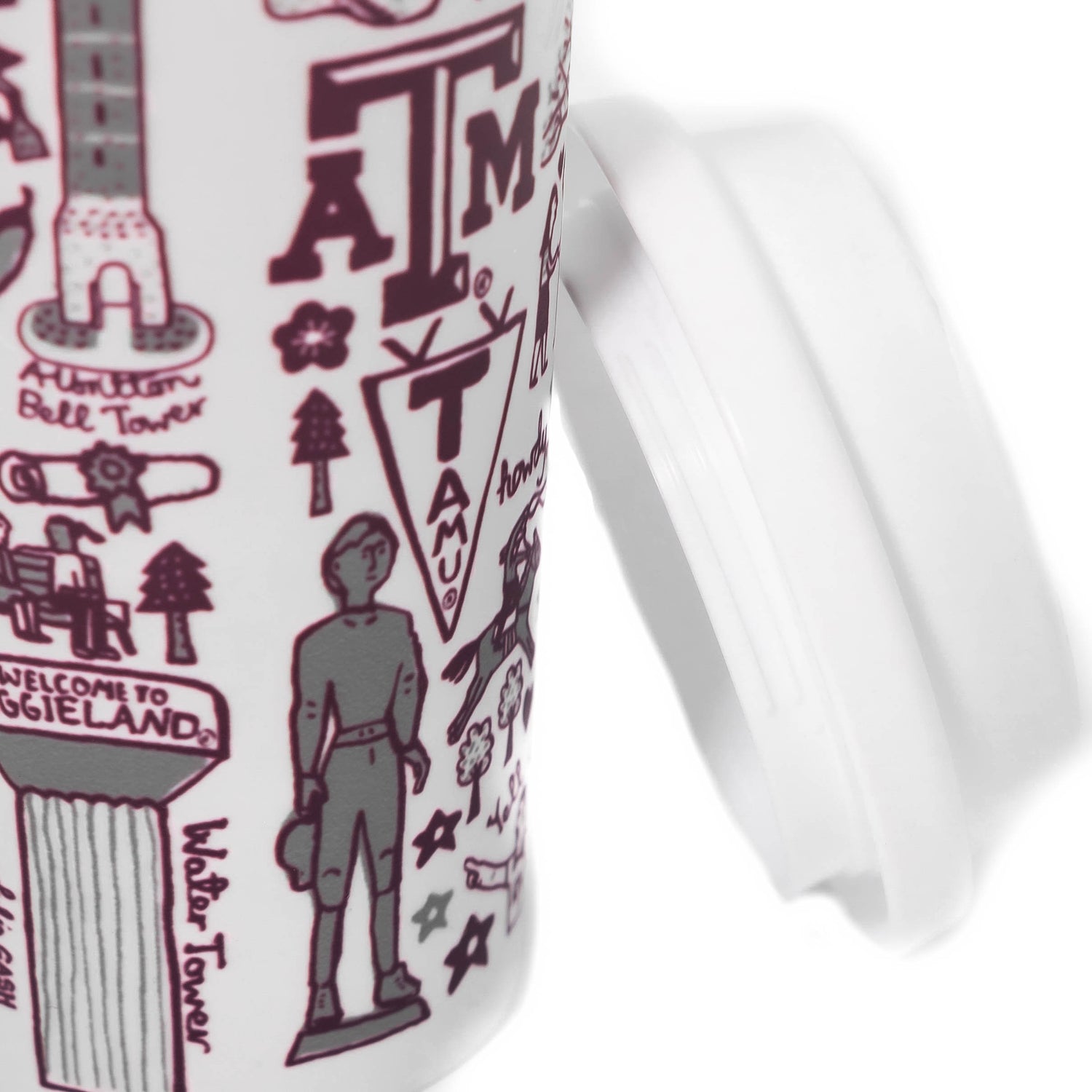 Texas A&M Julia Gash Plastic Tumbler 20oz