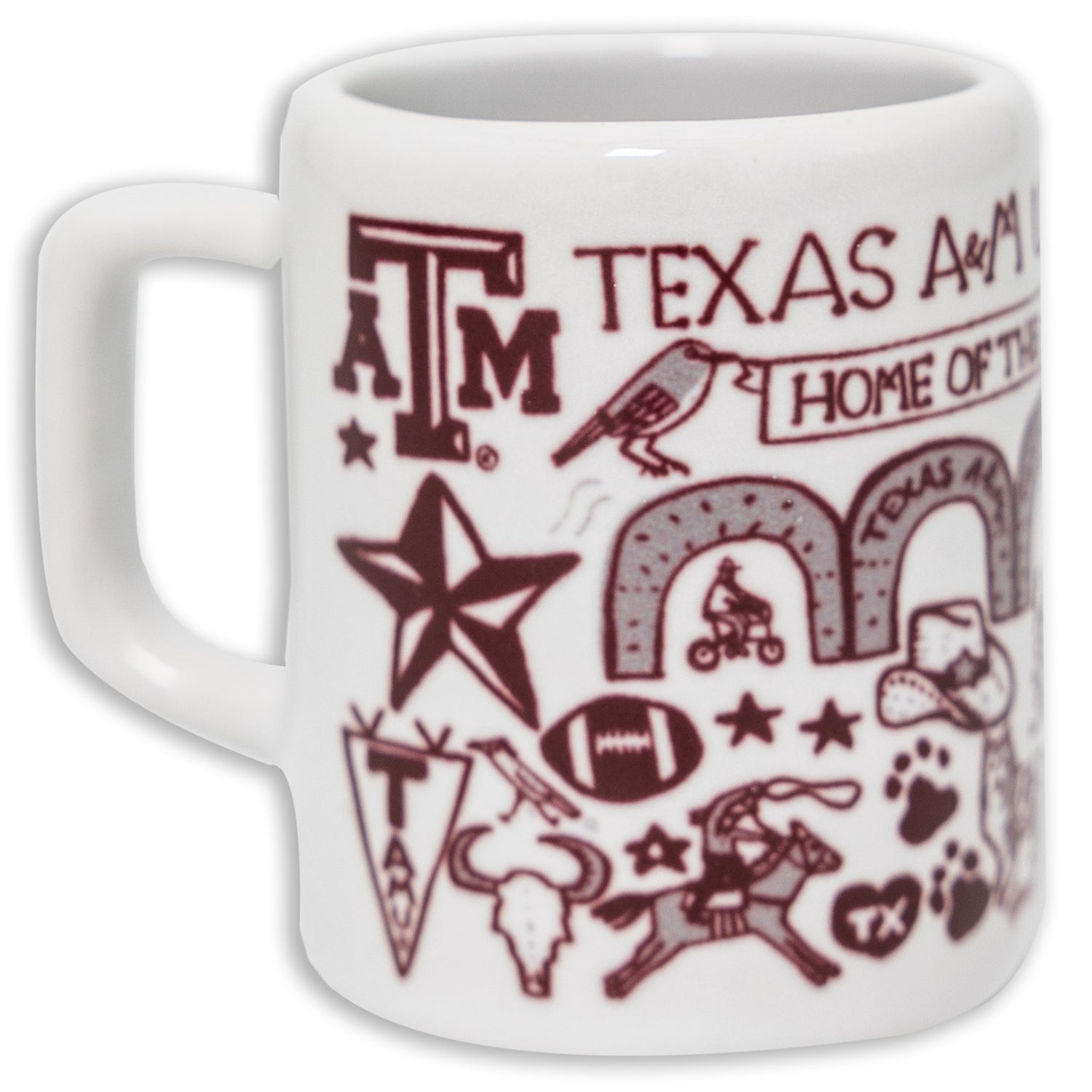 Texas A&M Julia Gash Impact Mini Mug 1.5oz