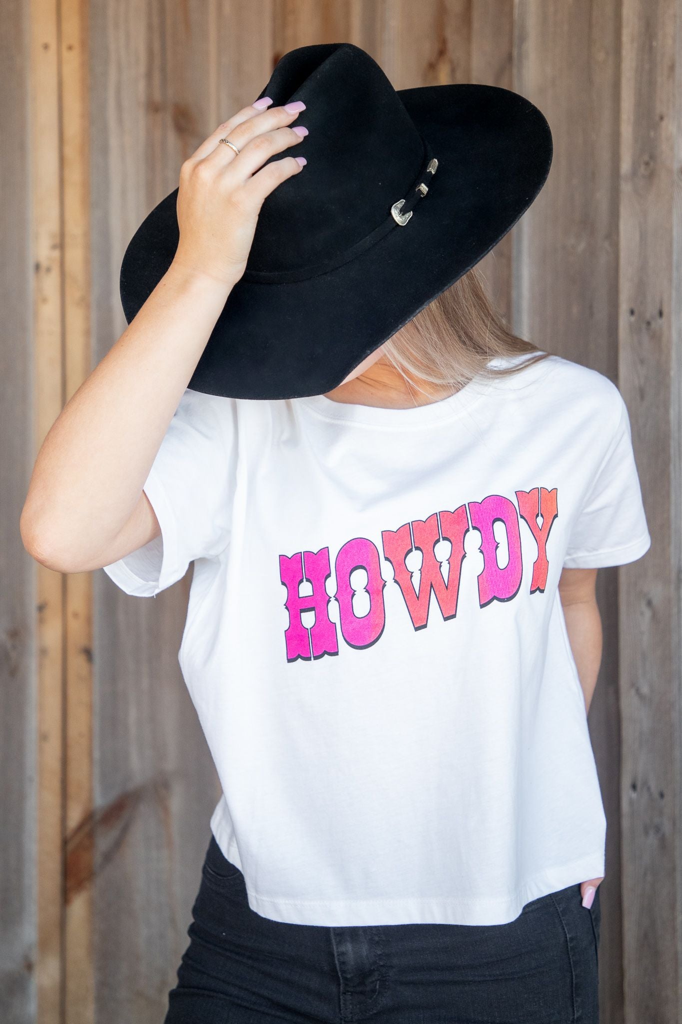 Howdy Cropped Tee