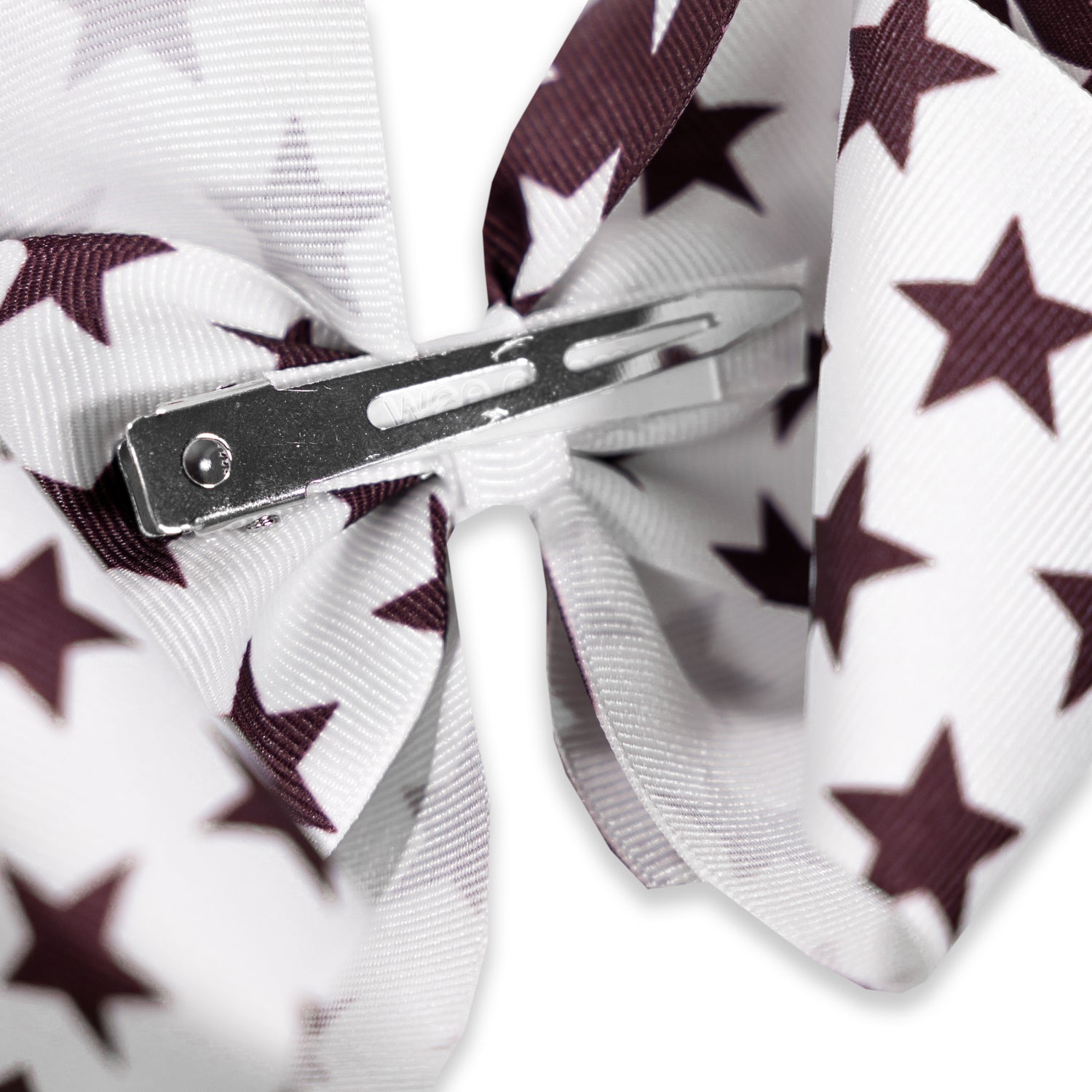 Texas A&M King Maroon And White Star Bow