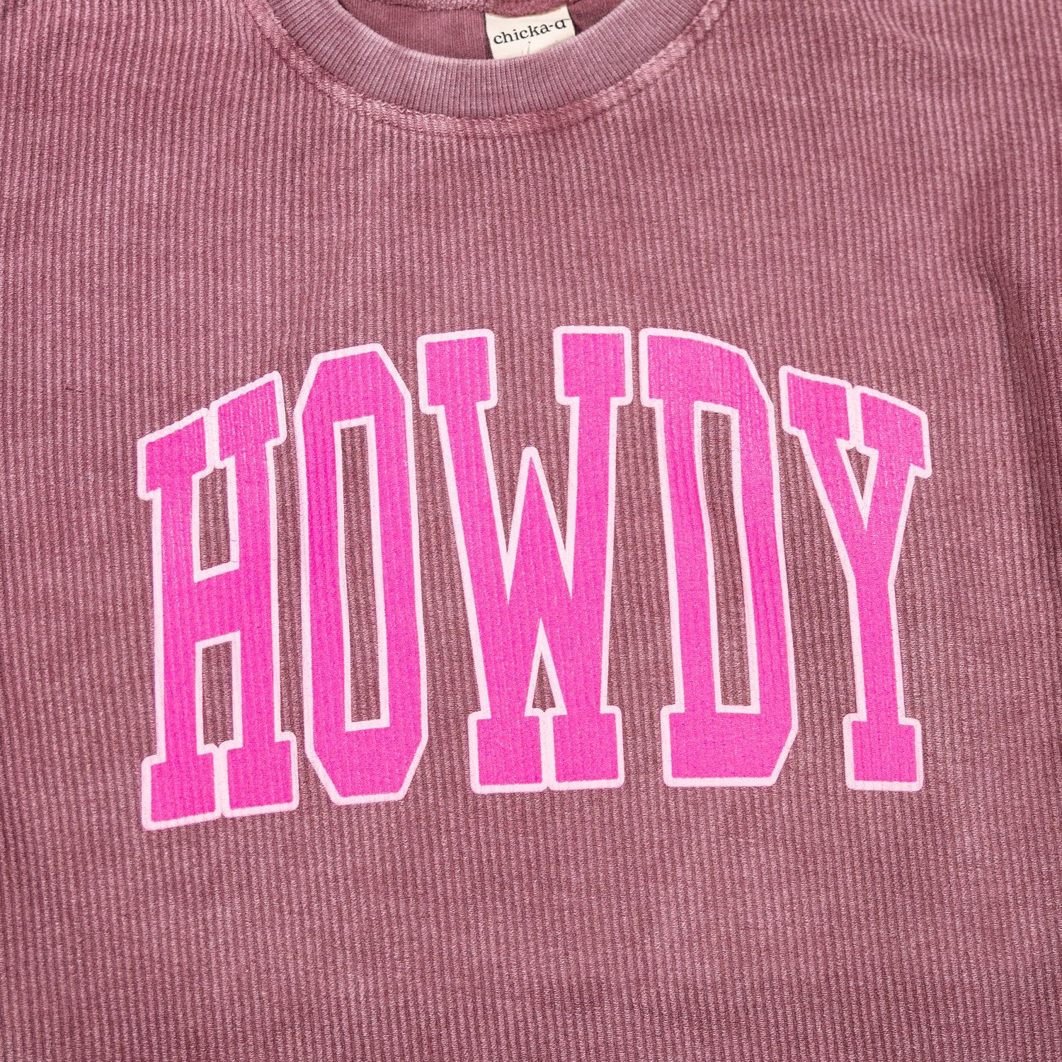 Howdy Cord Sweatshirt