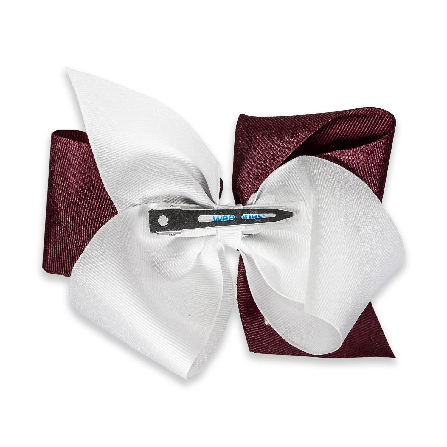 Texas A&M Maroon And White Embroidered Beveled Atm King Bow