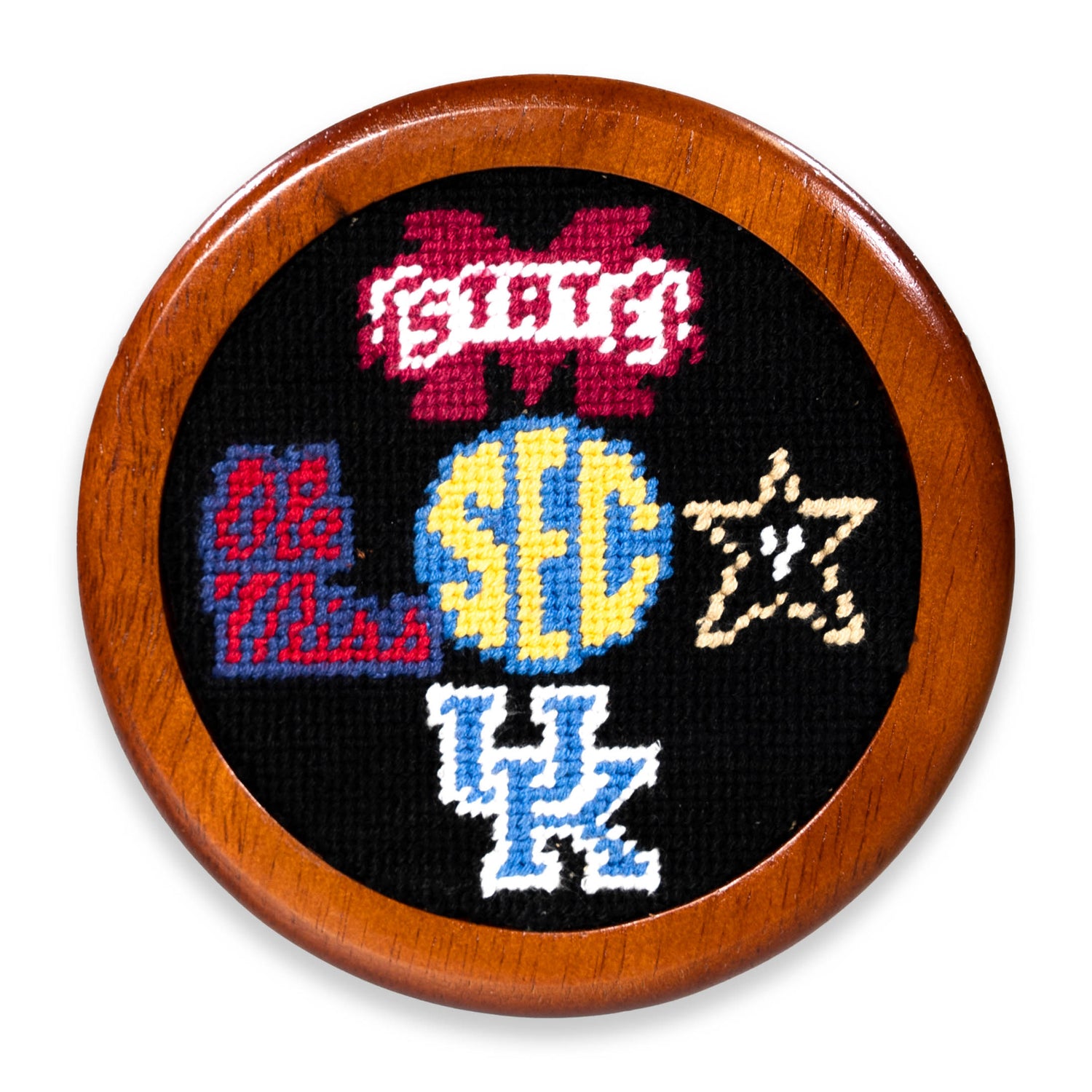 Smathers & Branson Sec Stitched Wooden Coasters
