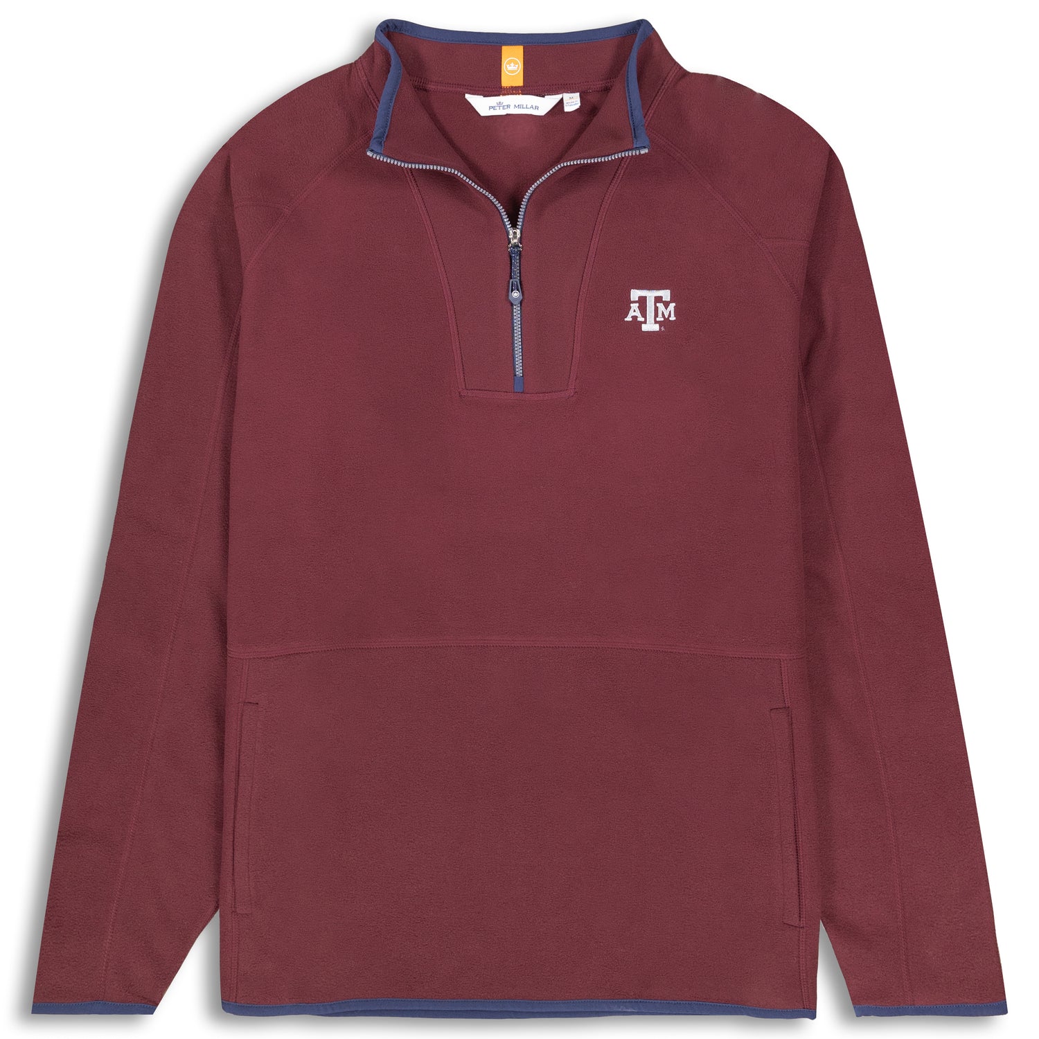 Texas A&M Peter Millar Thermal Flow Micro Fleece Half-Zip