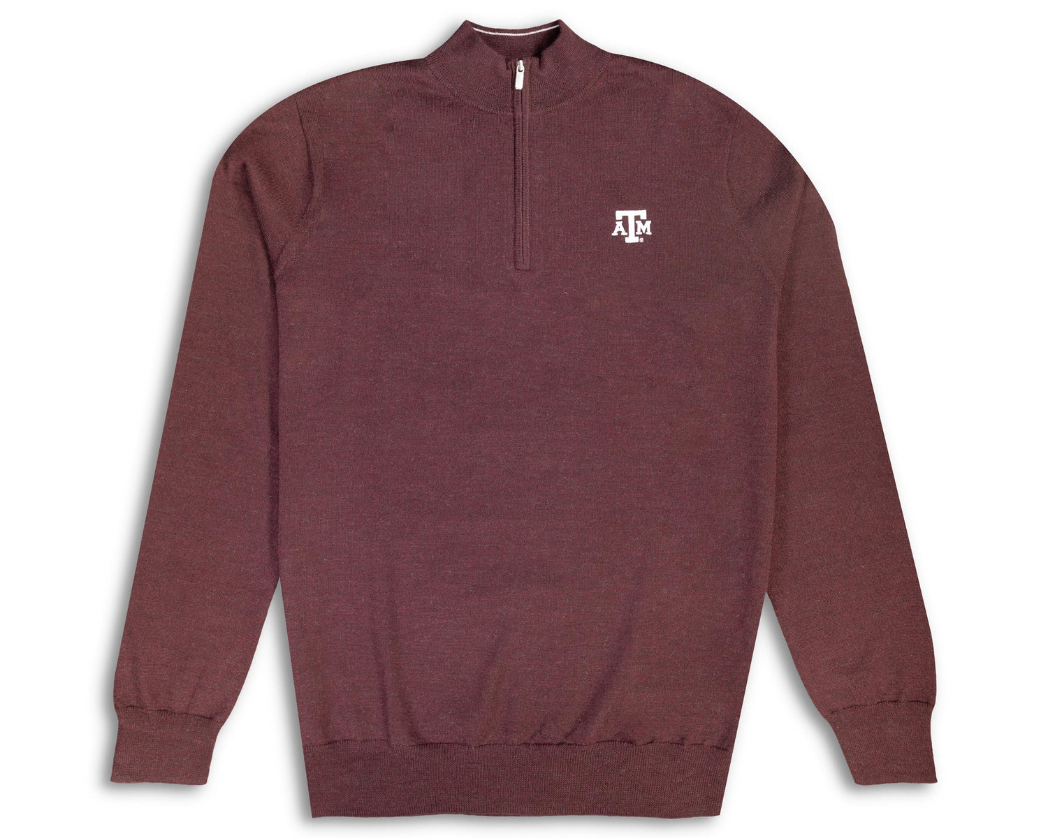Texas A&M Peter Millar Autumn Crest Maroon Quarter Zip