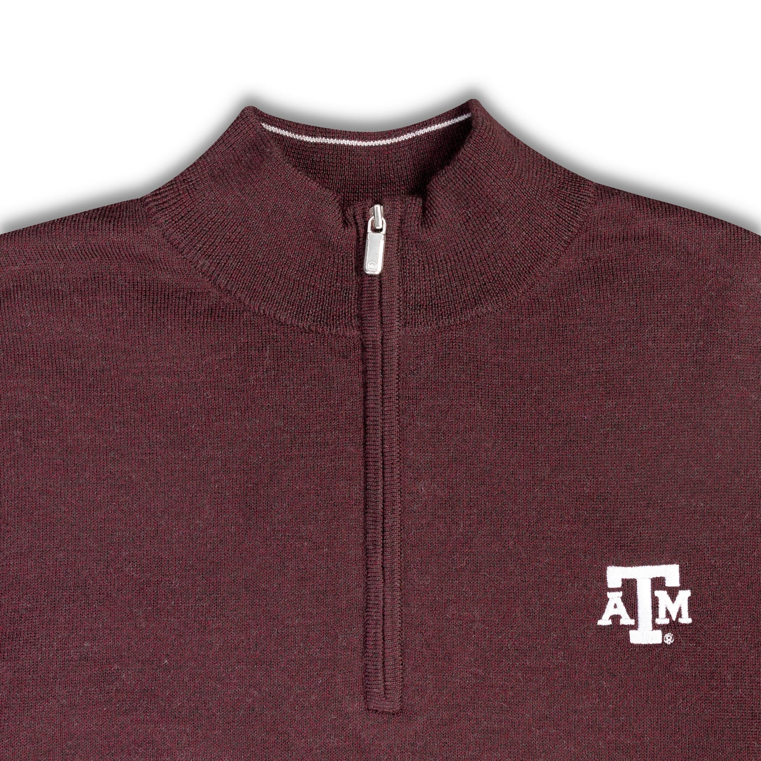 Texas A&M Peter Millar Autumn Crest Maroon Quarter Zip