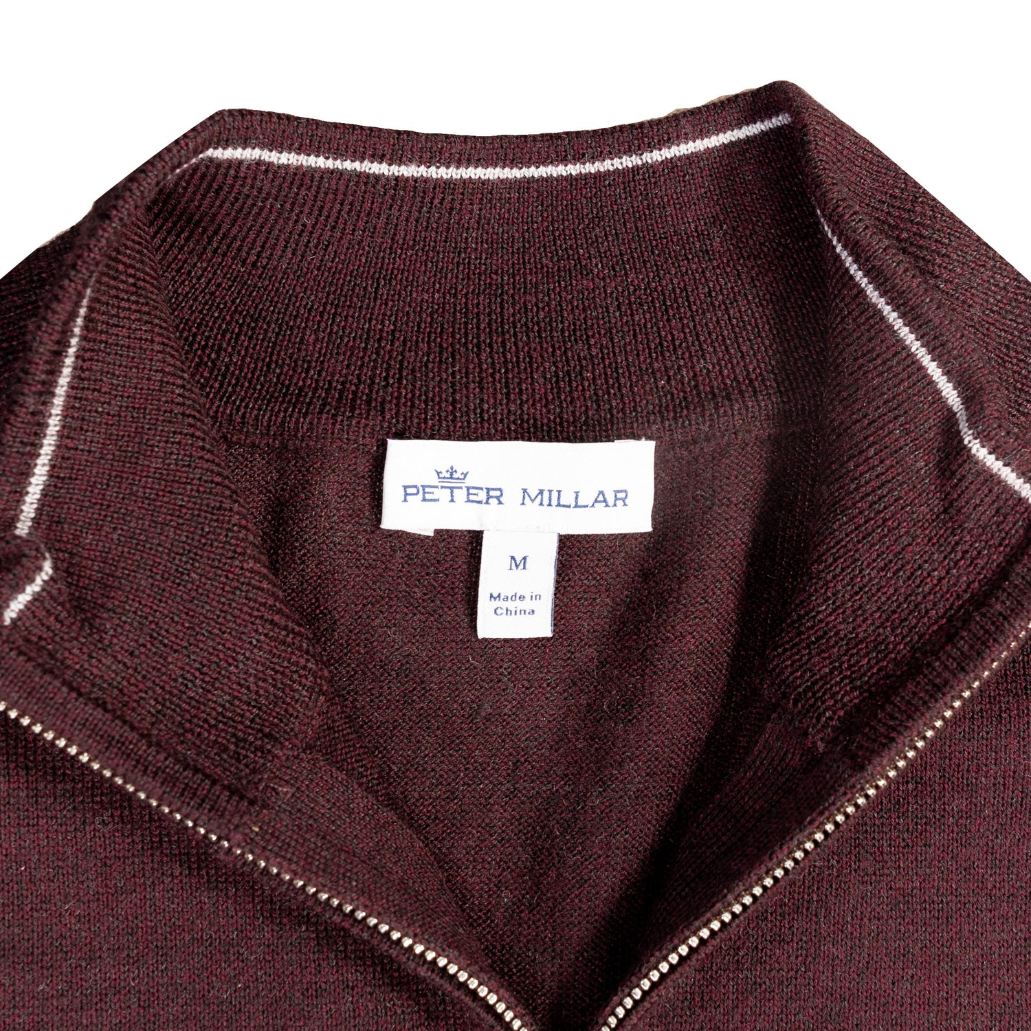Texas A&M Peter Millar Autumn Crest Maroon Quarter Zip