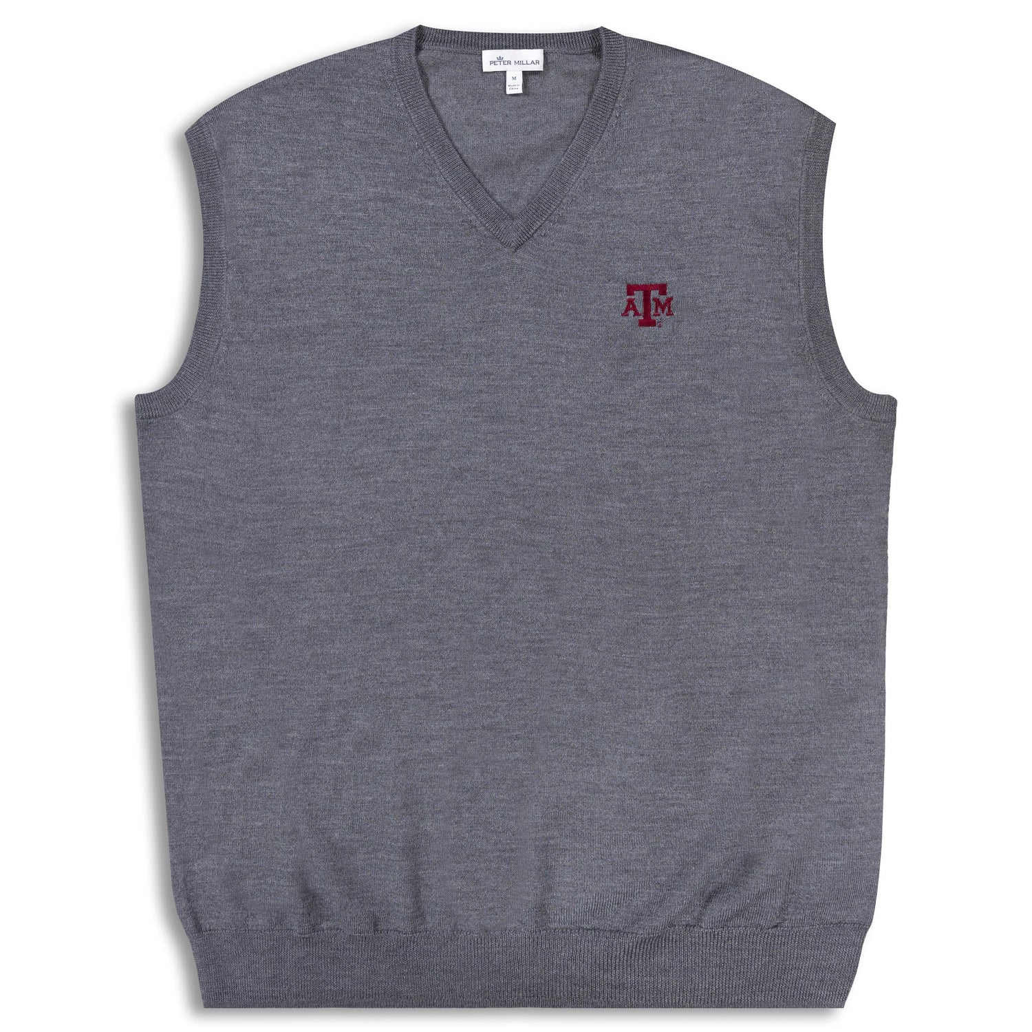 Texas A&M Peter Millar Autumn Crest V-Neck Vest