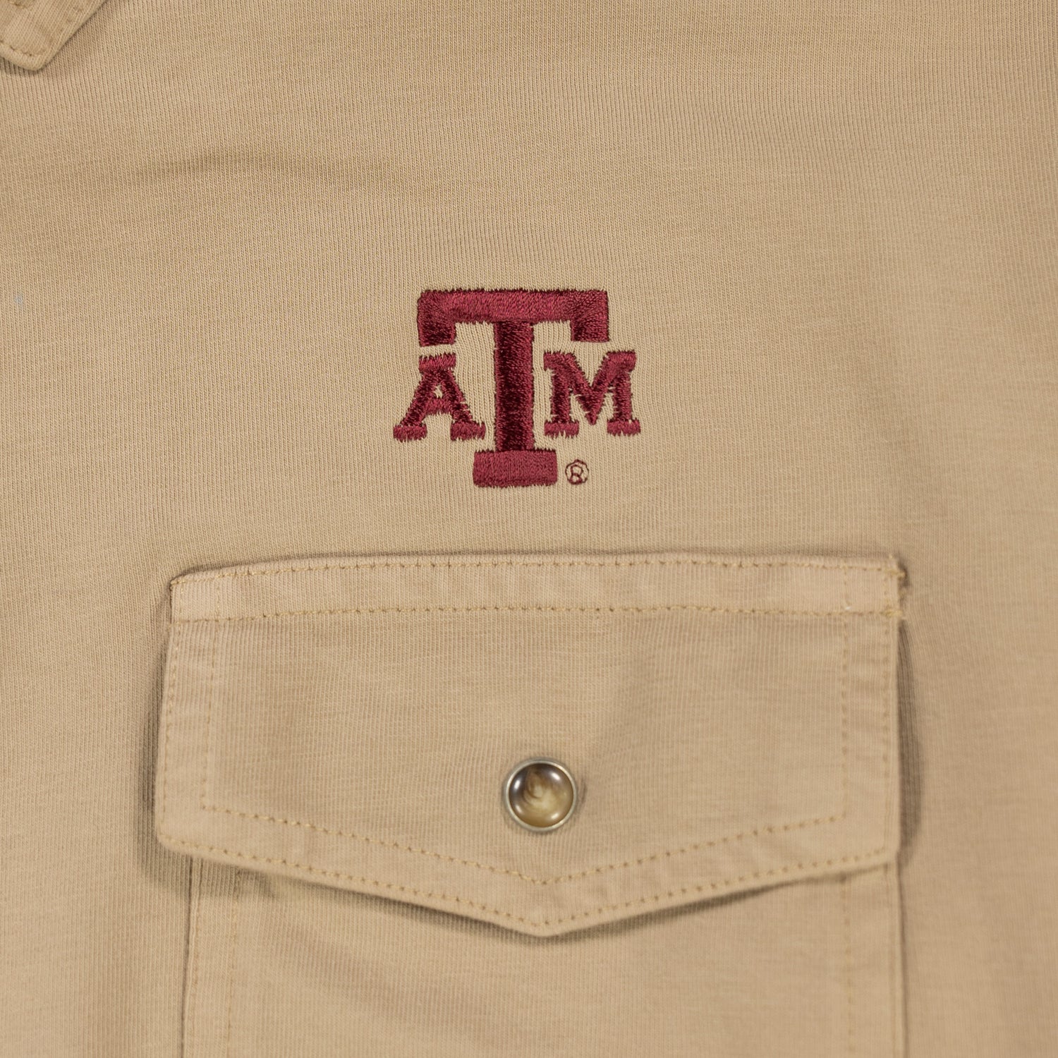 Texas A&M Peter Millar Lava Wash Jersey Shirt