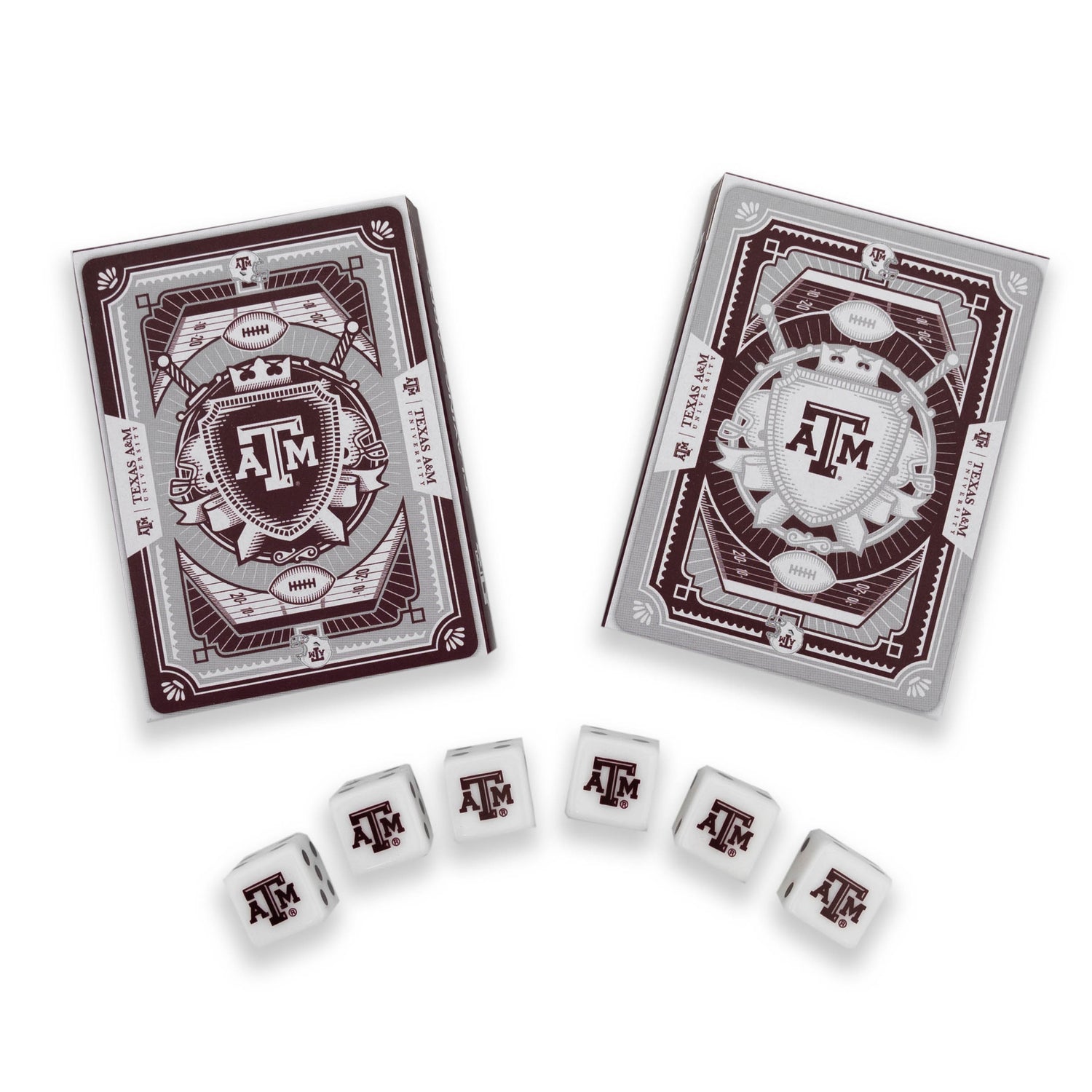 Texas A&M Playing Cards & Dice Set