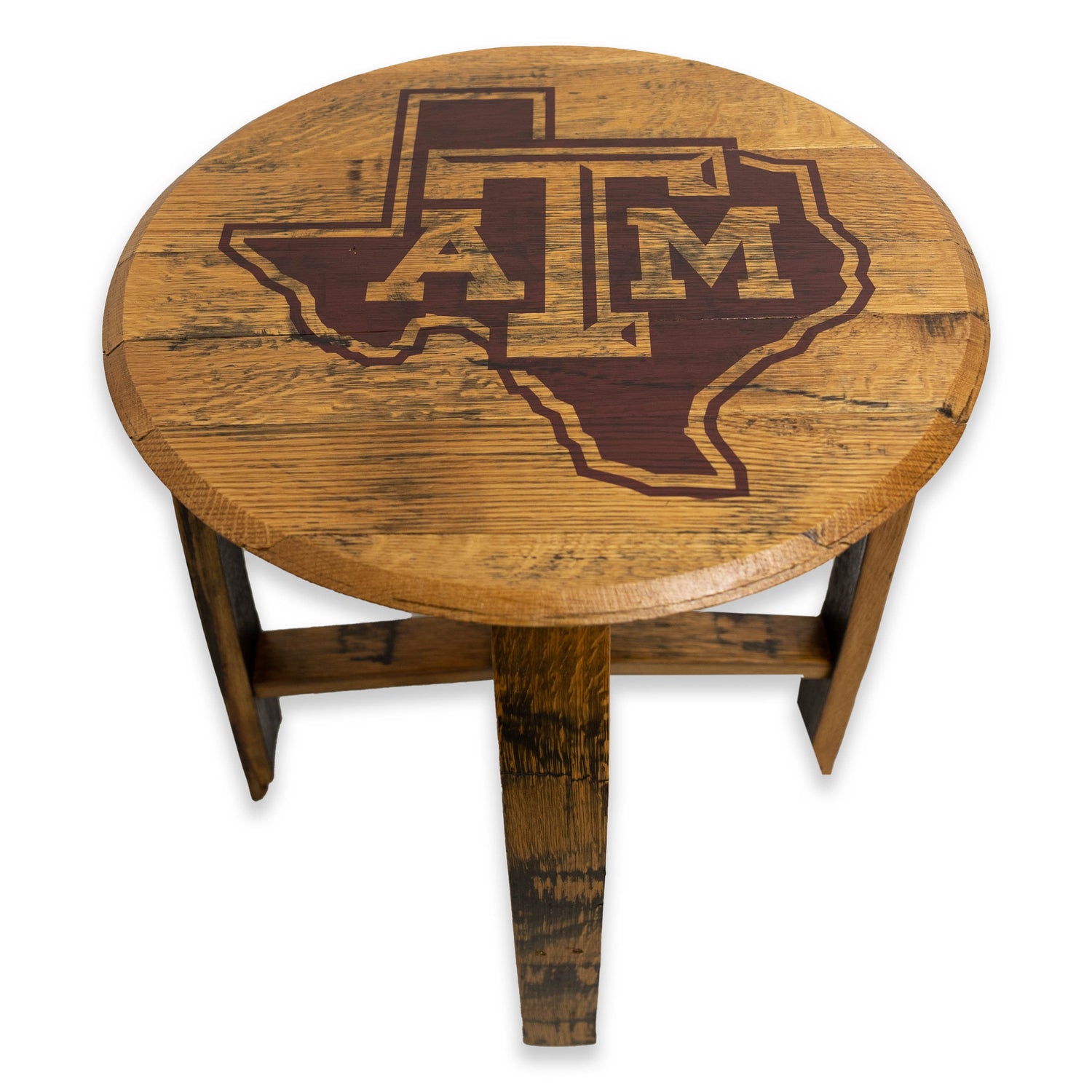 Texas A&M Lonestar Barrel Table