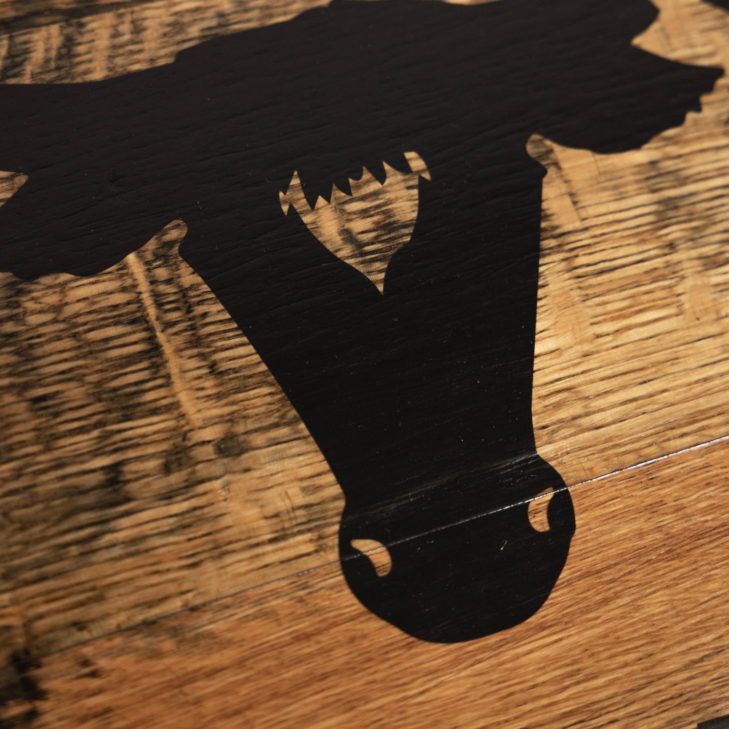 Saw 'Em Off Barrel Top Wooden Sign