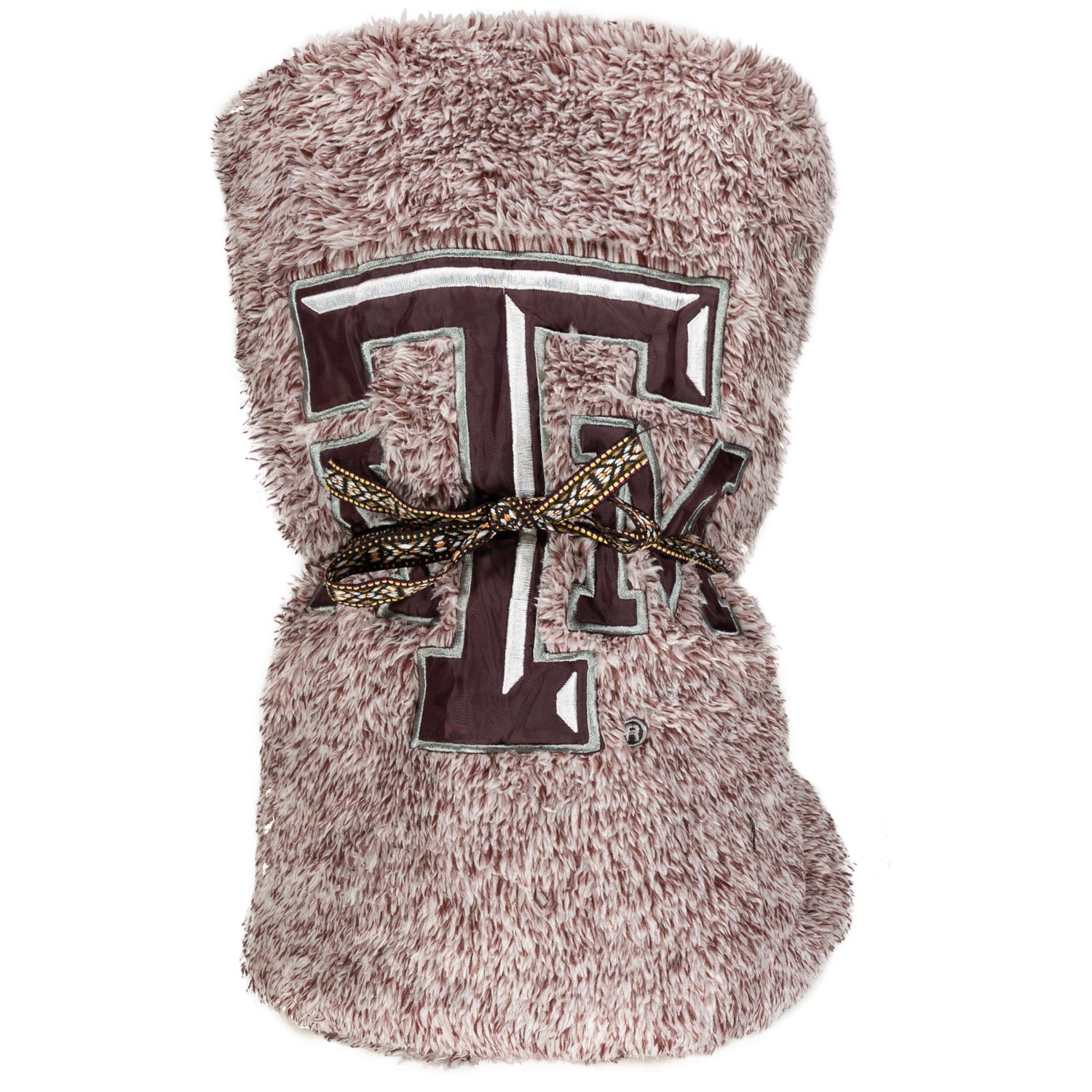 Texas A&M Maroon Flecked Plush Blanket