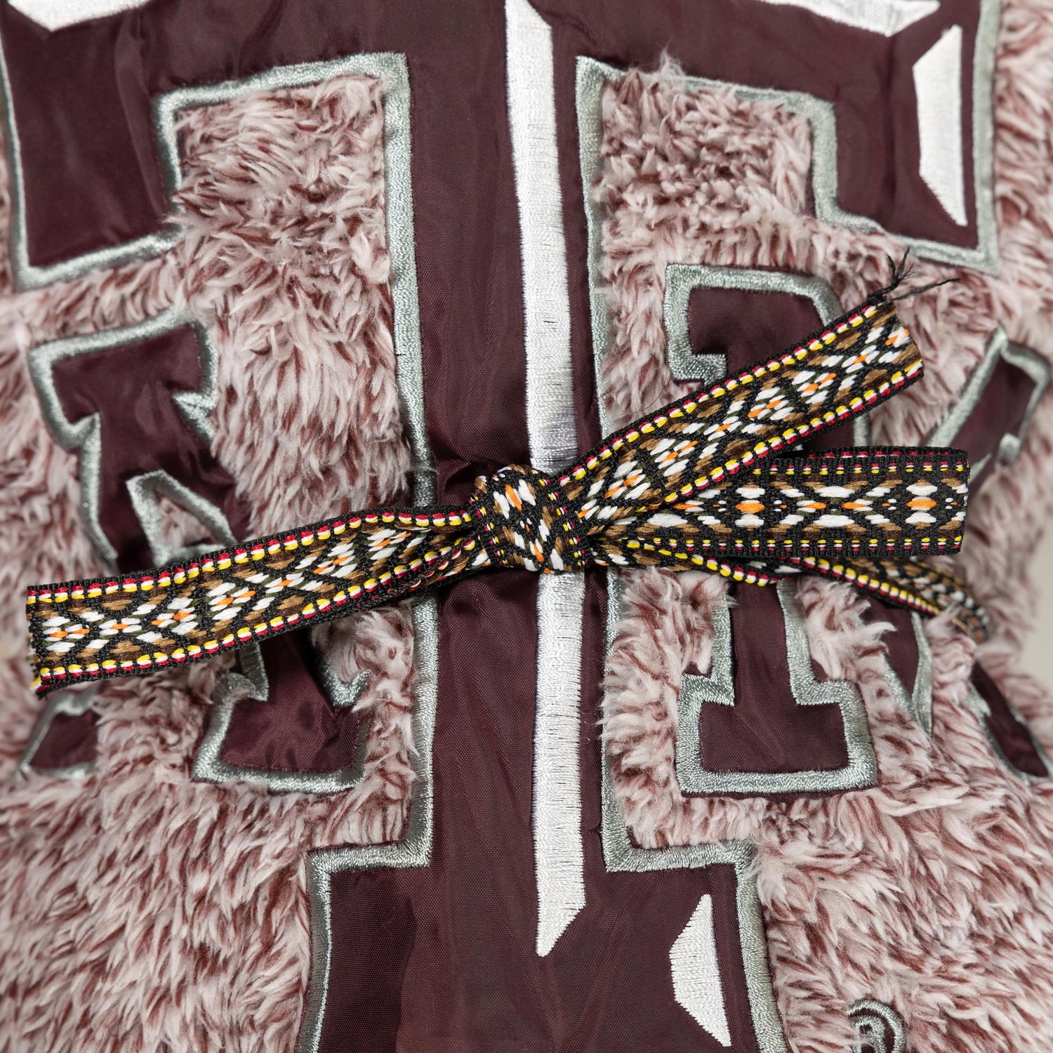Texas A&M Maroon Flecked Plush Blanket