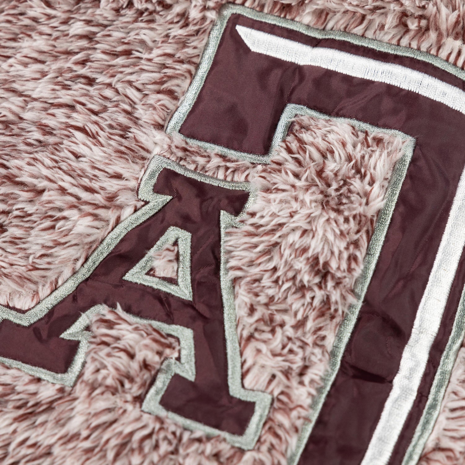 Texas A&M Maroon Flecked Plush Blanket