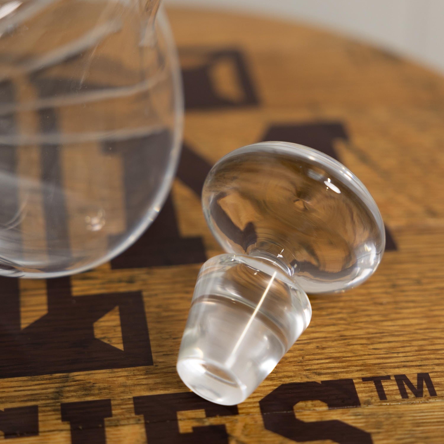 Texas A&M Beveled Orbital Magnum Decanter 70 Oz