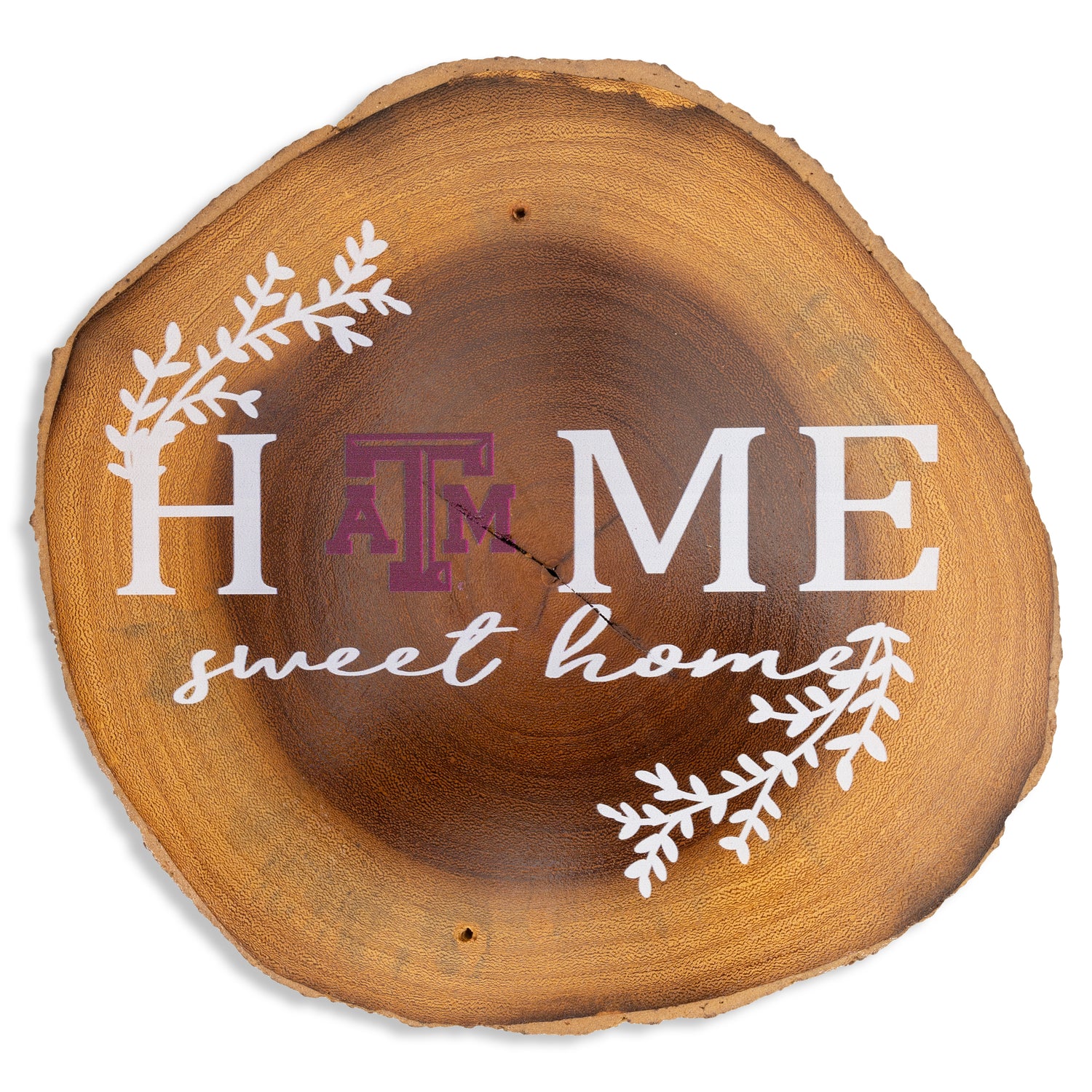 Texas A&M Home Sweet Home Wood Slab