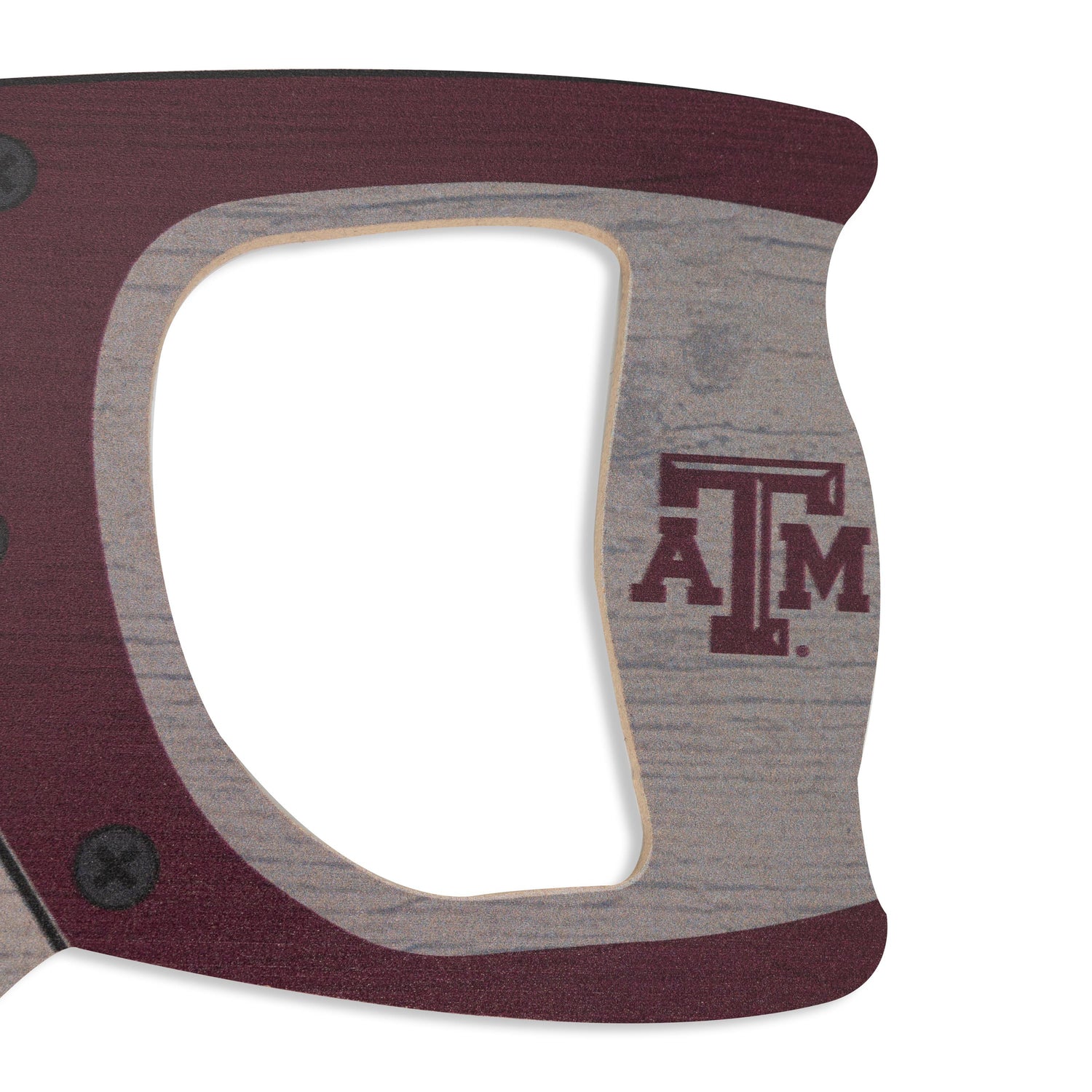 Texas A&M Wood Handsaw Sign