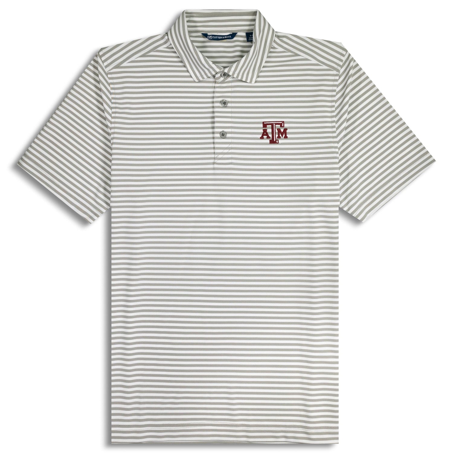 Virtue Eco Stripe Pique Polo