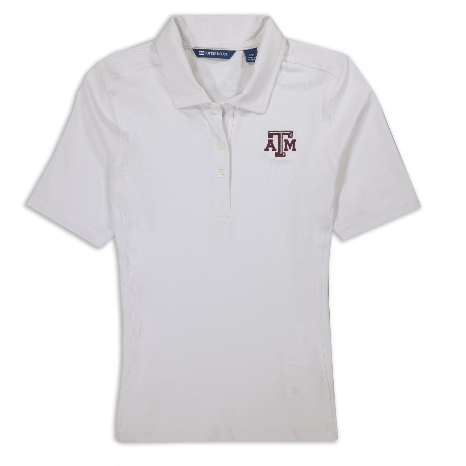 Virtue Eco Pique White Women's Polo