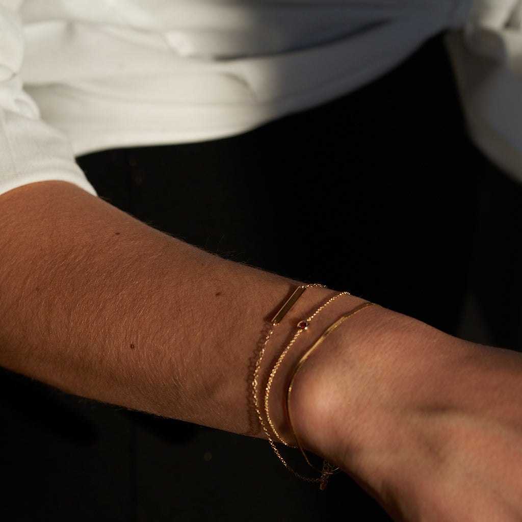 Kyle Cavan Garnet Bracelet
