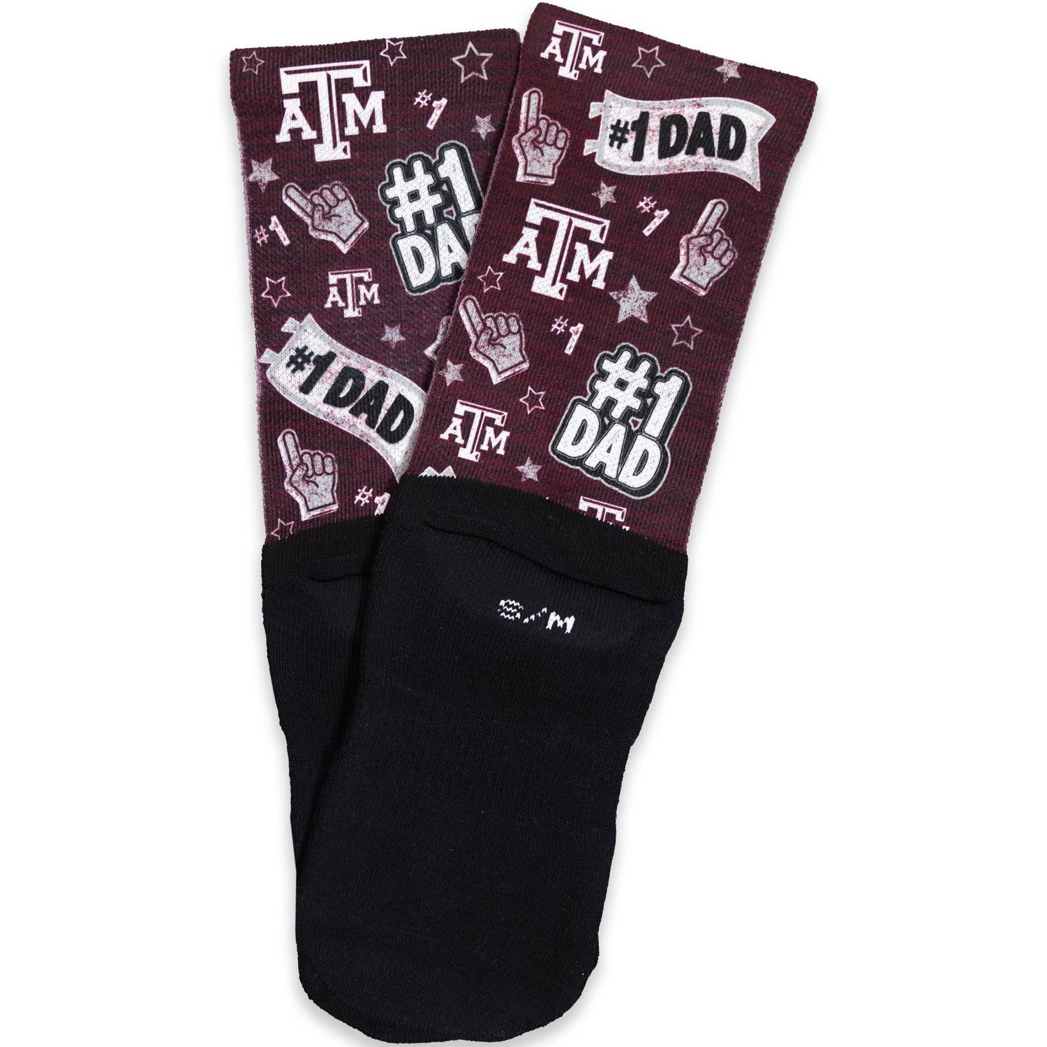 Aggies Number 1 Dad Socks