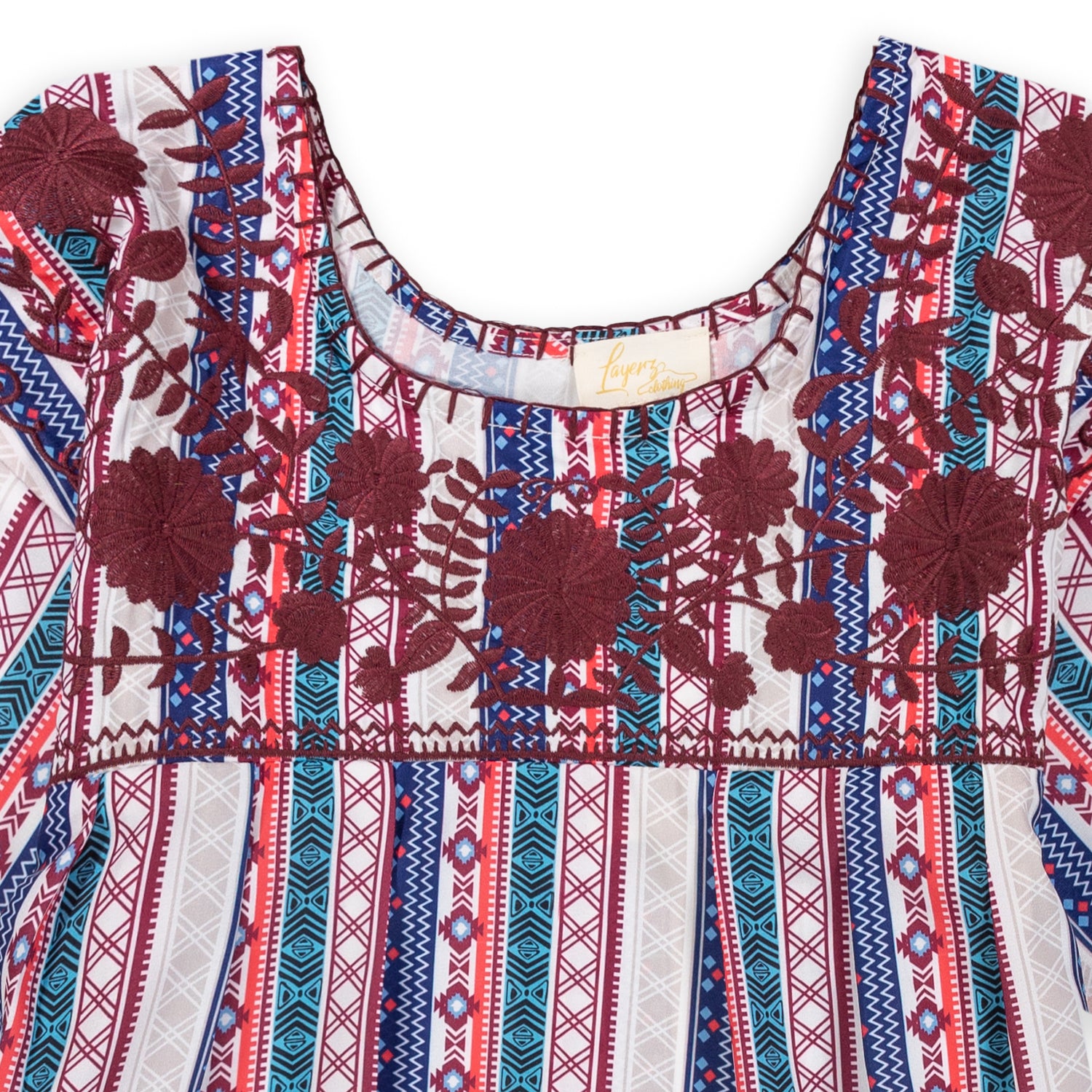 Mallory Aztec Blouse