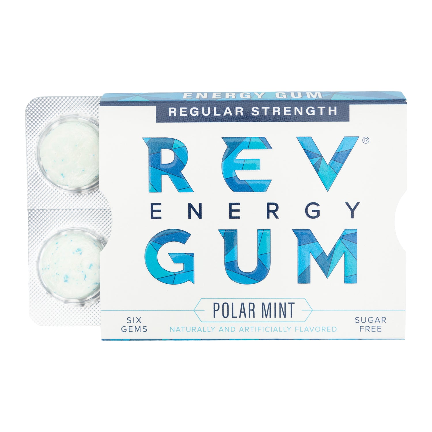 Polar Mint Rev Energy Gum