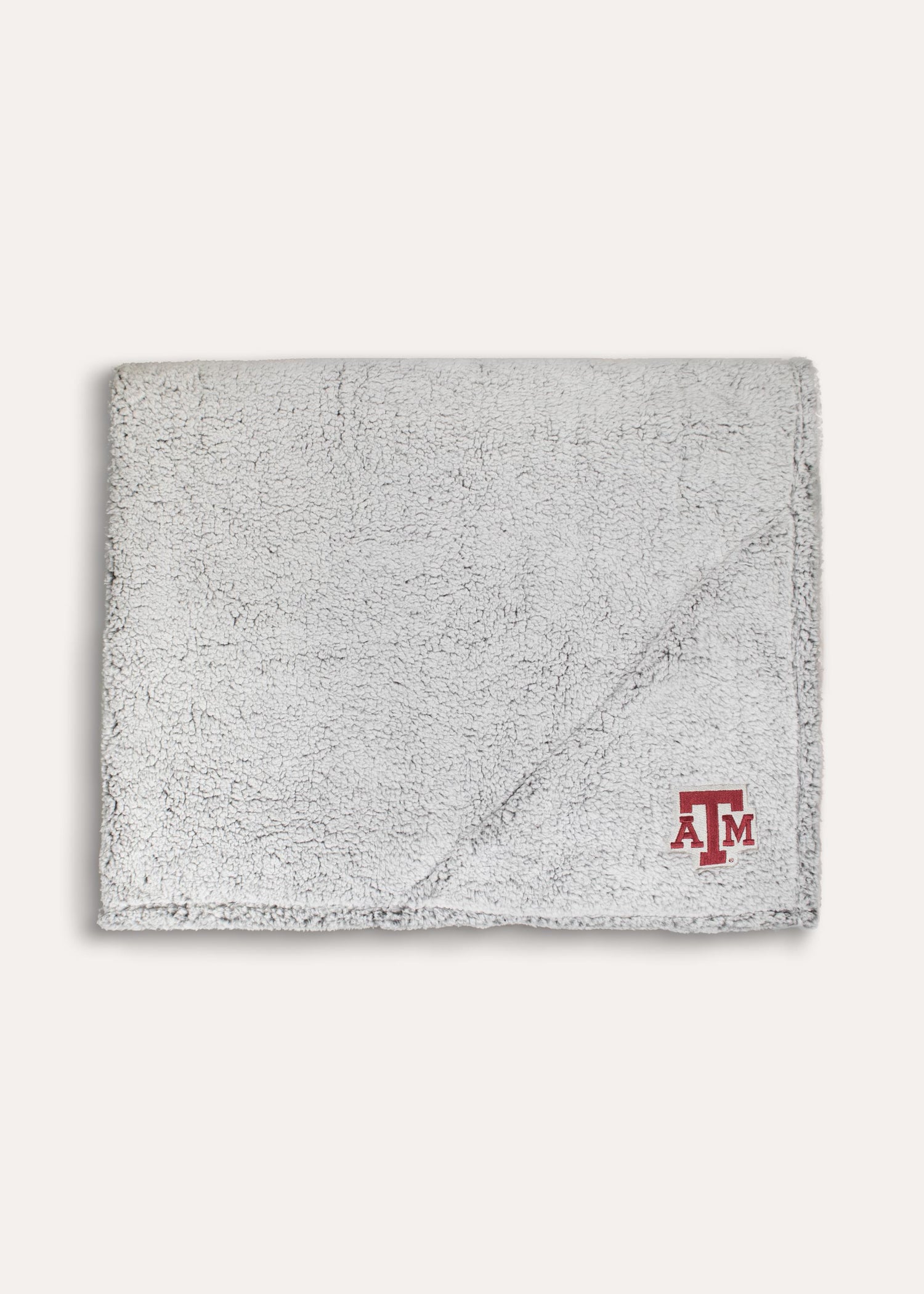 Texas A&M Grey Sherpa Blanket